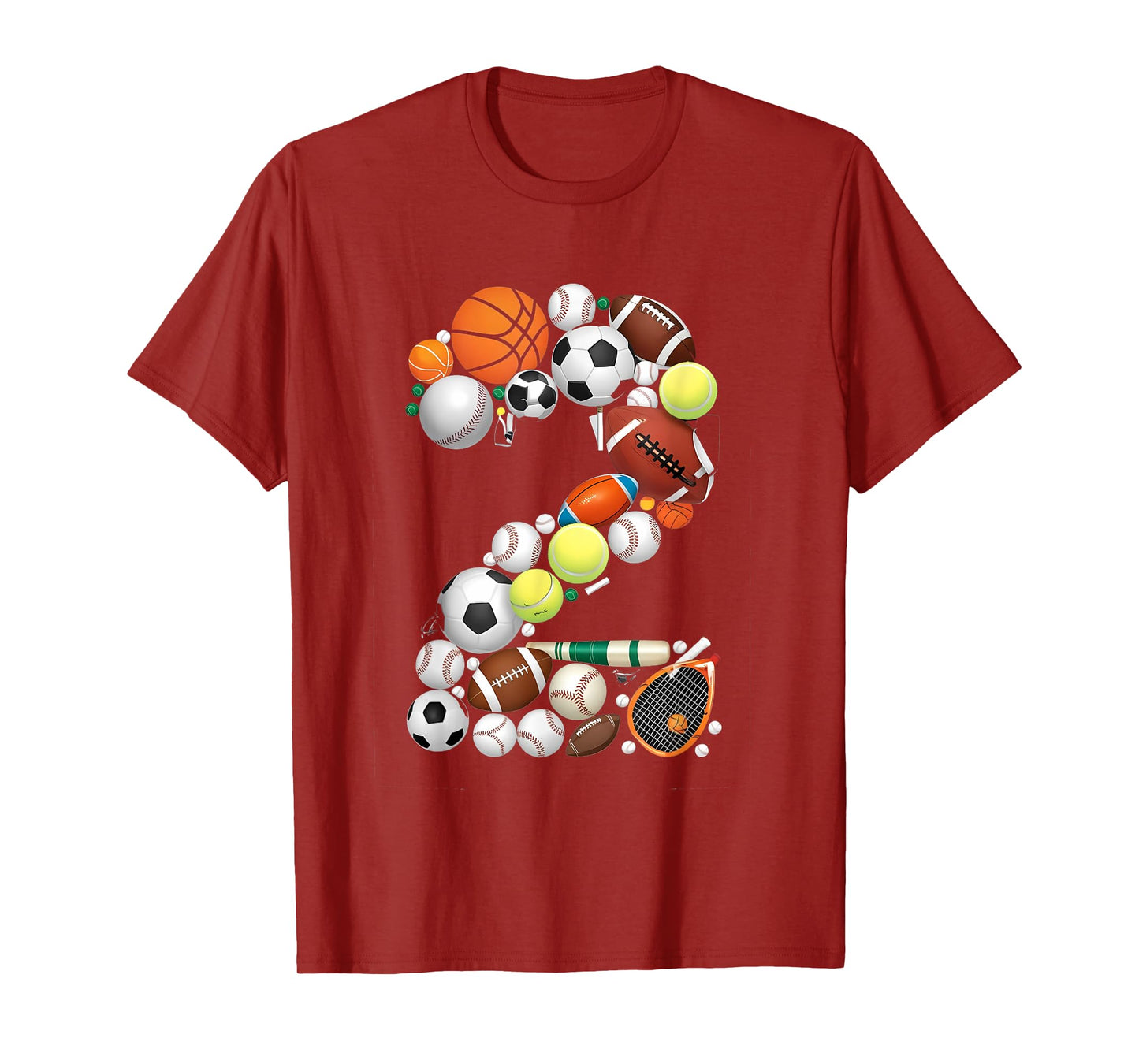 Born 2 Ball Sports Lover Multi-Sport design T-Shirt