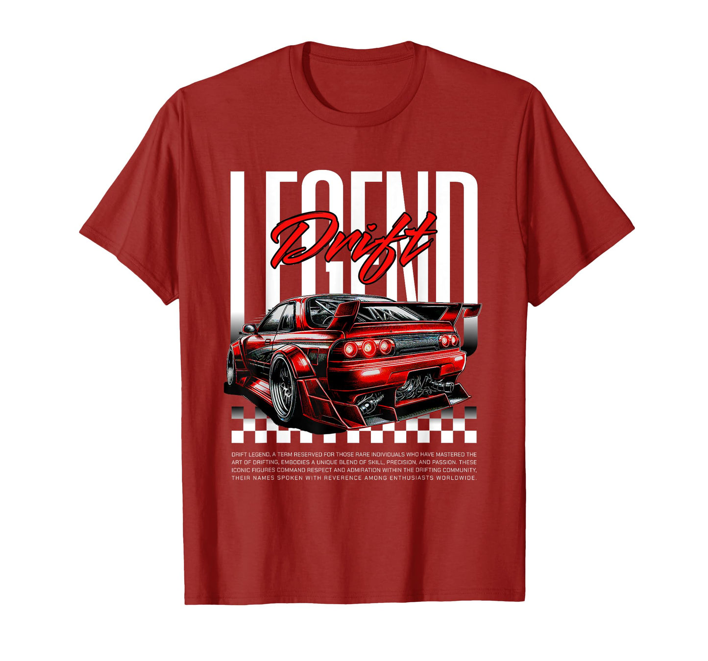 Cool Retro Vintage Japanese JDM Tokyo Japan Drift Race Car T-Shirt