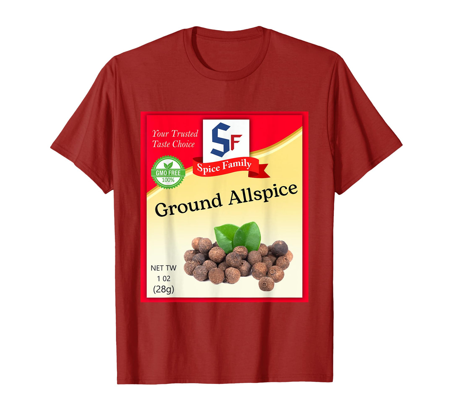 Ground Allspice Condiment Costume Holiday Spice Costumes T-Shirt