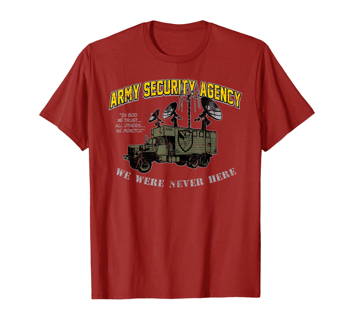 American Marauder: Army Security Agency Listener Truck T-Shirt