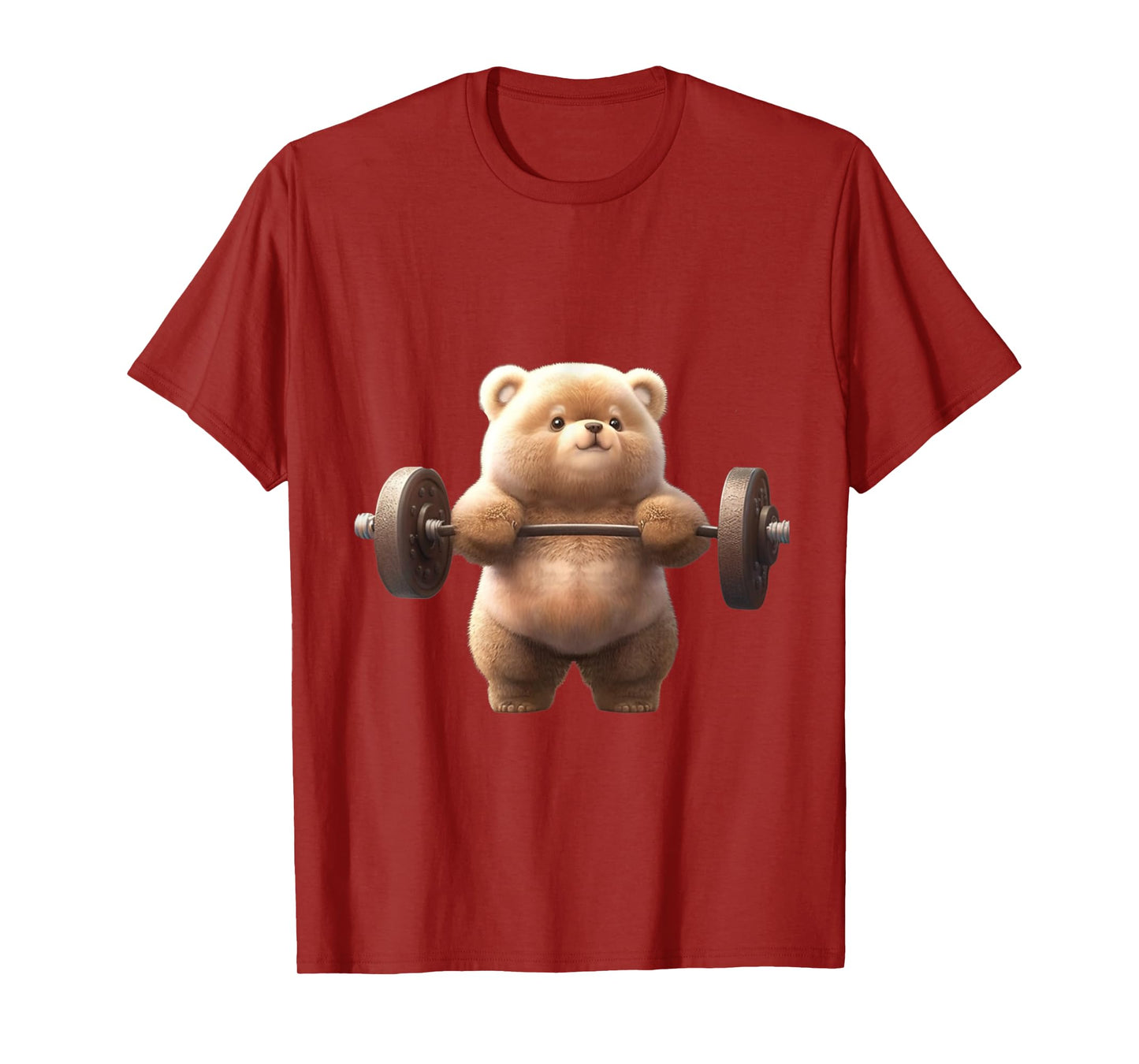 Bear Bodybuilder Weight lifting Gym Workout Sports T-Shirt