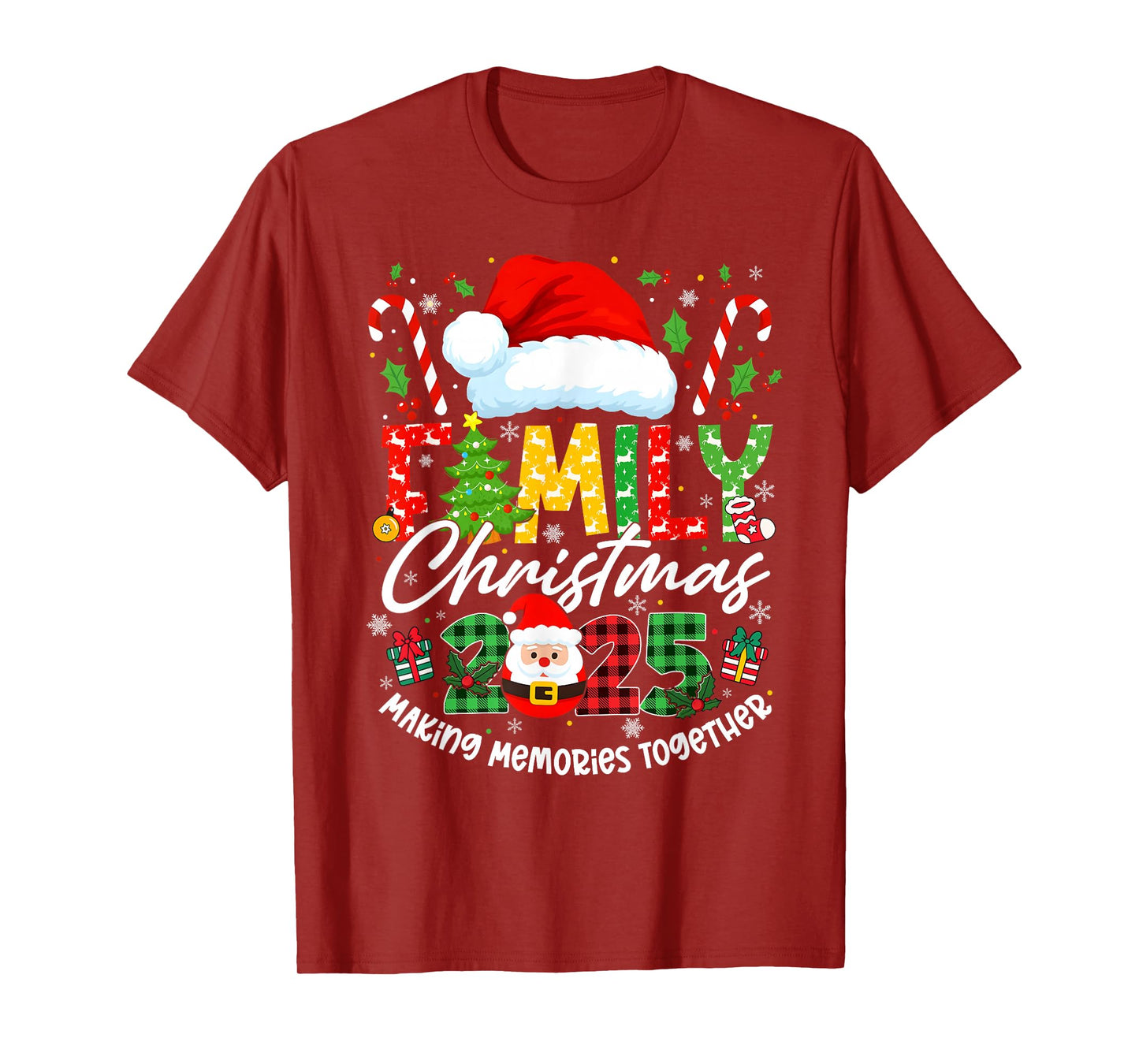 Making Memories Together Christmas 2025 Family Matching T-Shirt