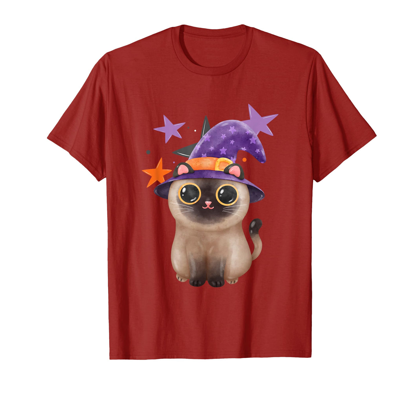Cute Halloween Kitten Cat Witch T-Shirt