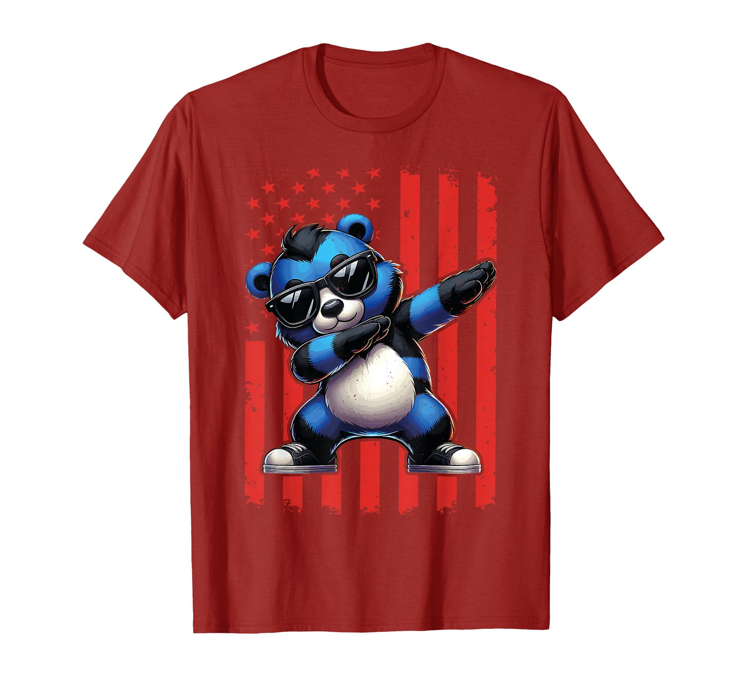 Graphic Bear Cubs Retro Bear Cubs Dabbing T-Shirt