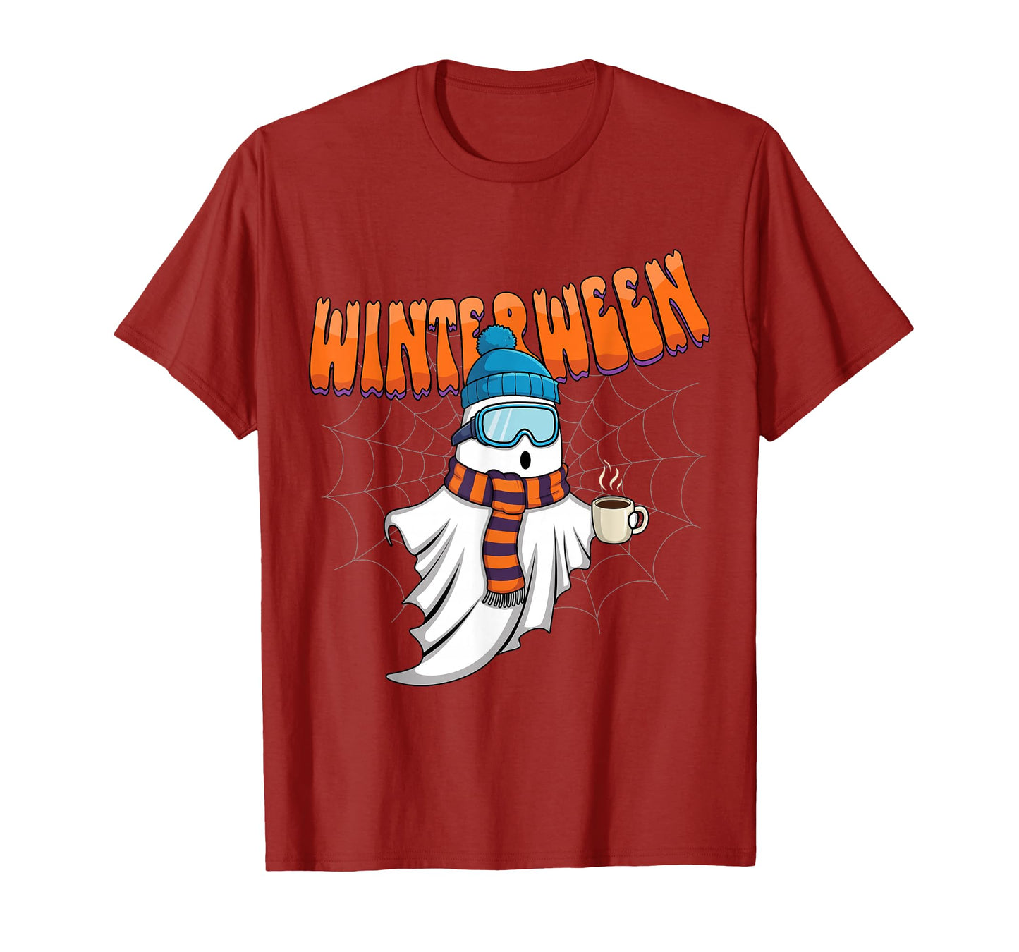 Winterween Winter Halloween Christmas Ghost Cute Kawaii T-Shirt