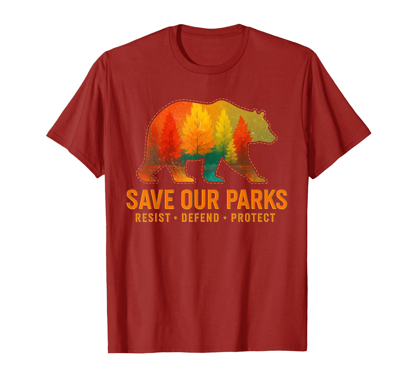 Vintage Save Our Parks Resist National Park Protect ALT US T-Shirt