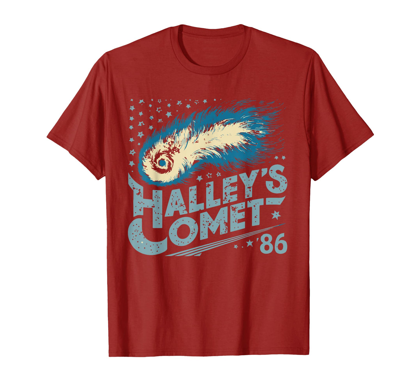 Retro Vintage 80's Halley's Comet Space Lover T-Shirt