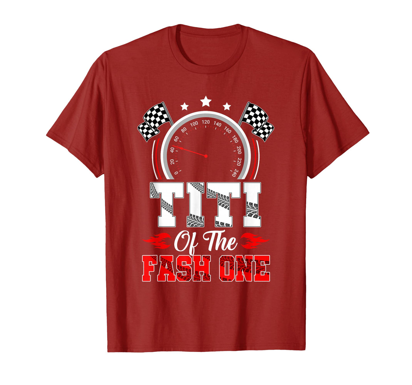 Titi Of The Fast One 1St Birthday Racing Car Family T-Shirt