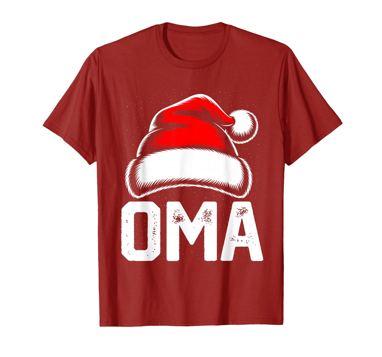 Oma Santa Christmas Family Matching Pajamas Xmas Squad T-Shirt