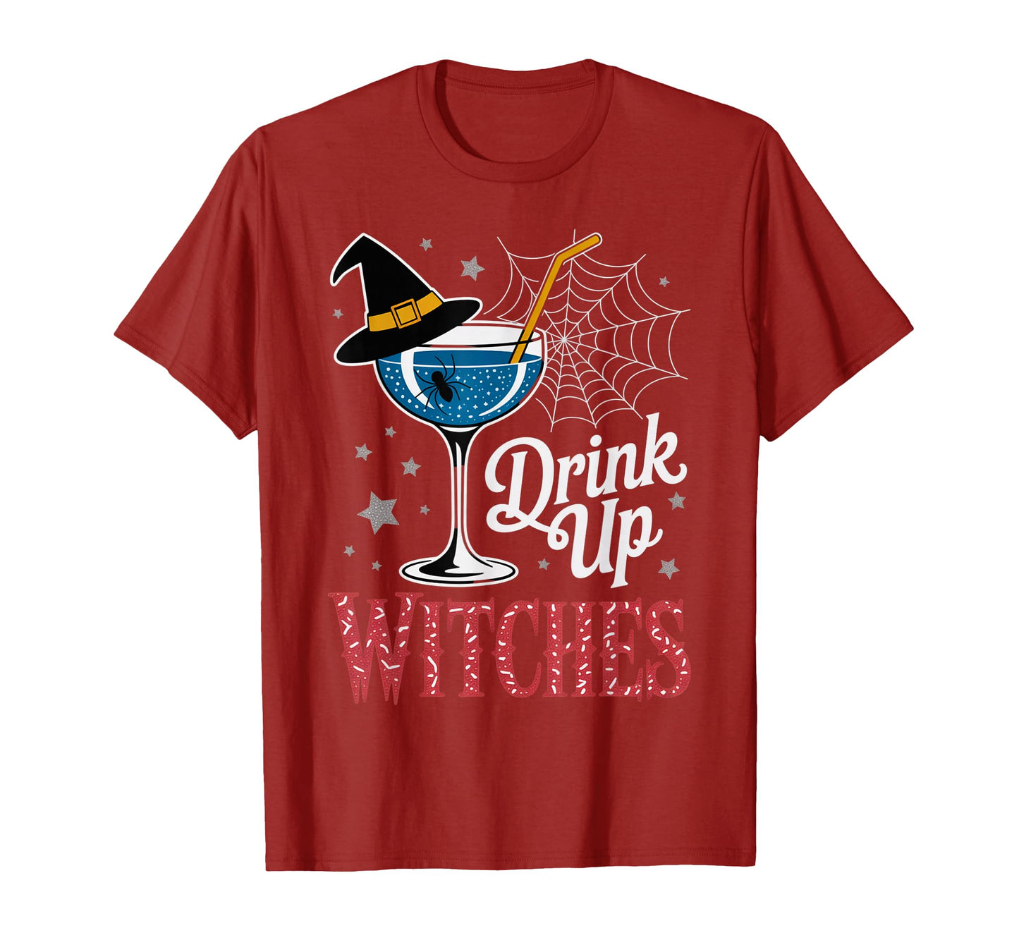 Drink Up Witches Funny Blue Lagoon Halloween Outfit Party T-Shirt