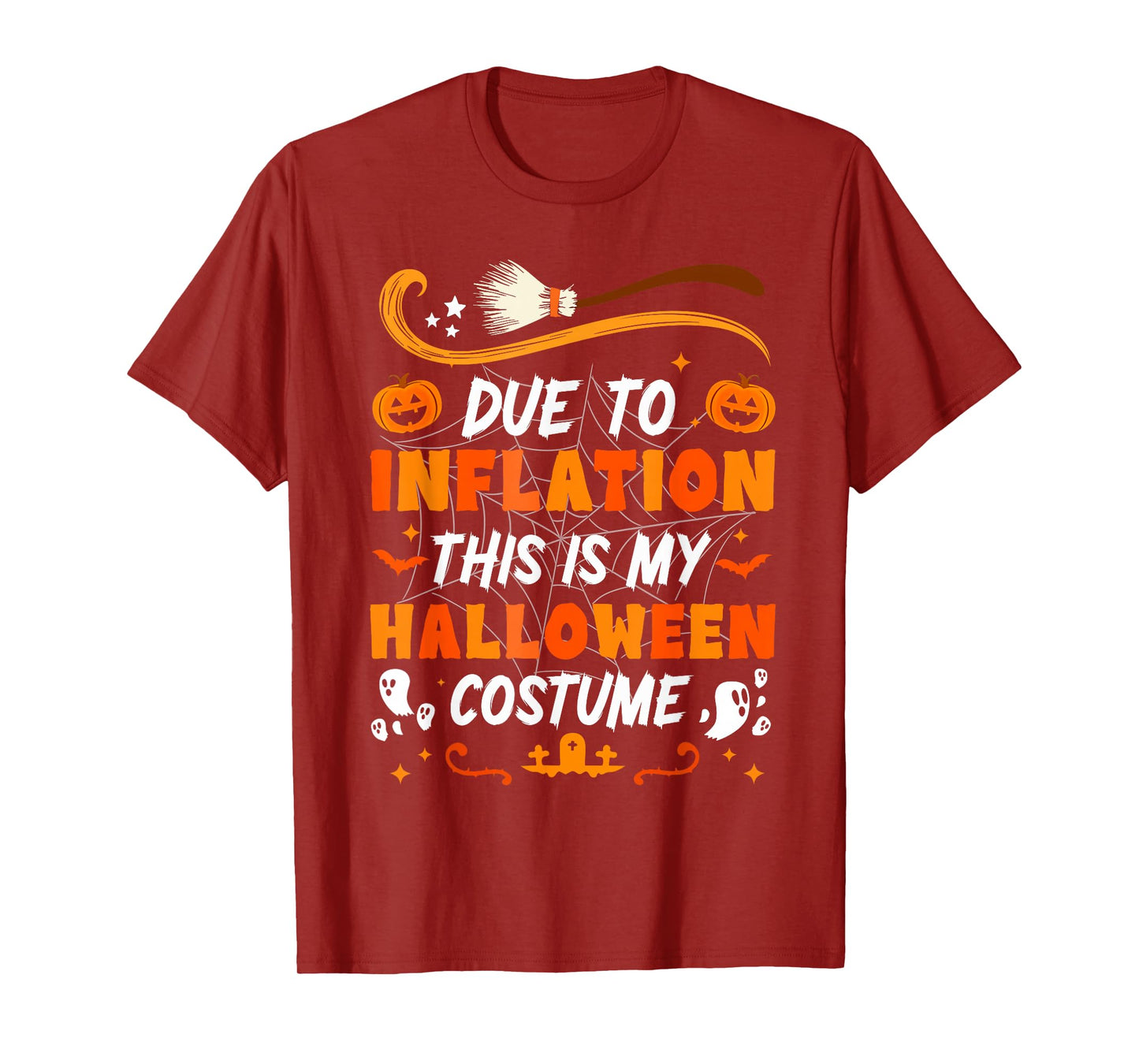 Pumpkin Halloween Costume Men Women Funny Halloween 2025 T-Shirt