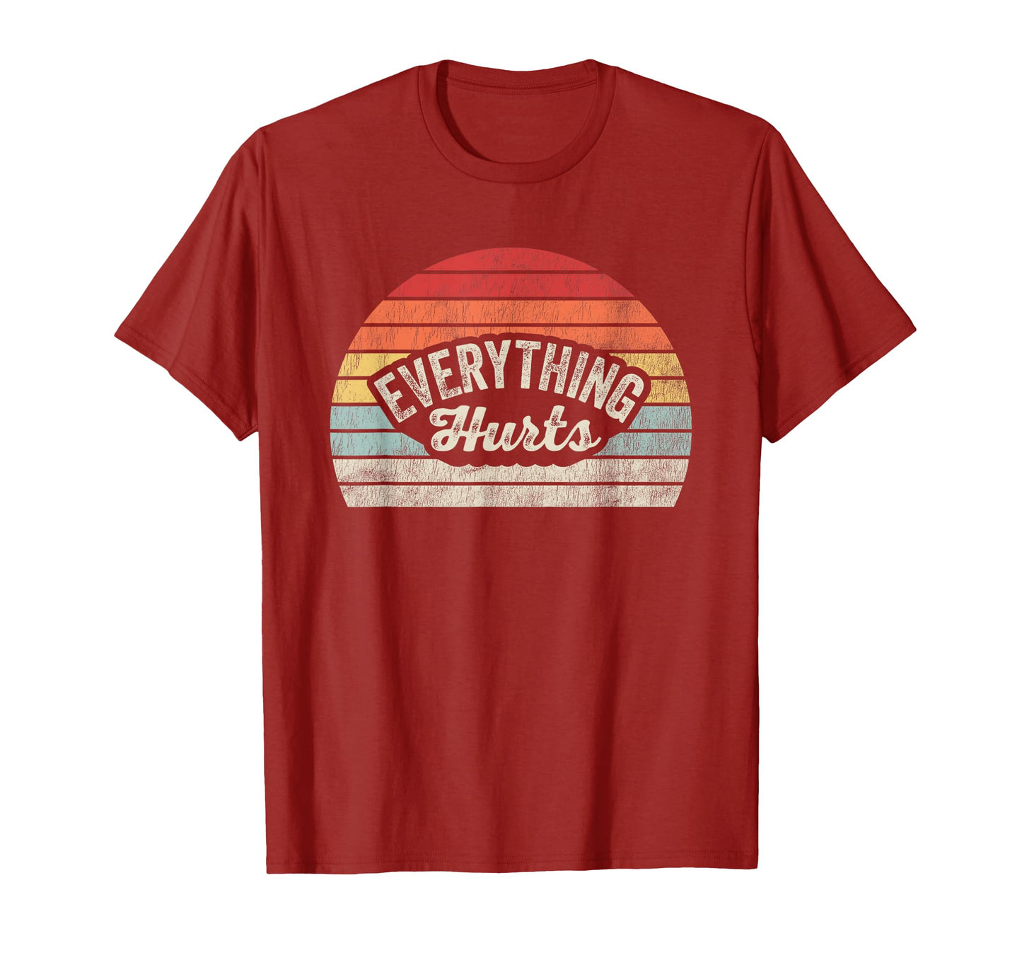 Everything Hurts Vintage Humor Vibe T-Shirt