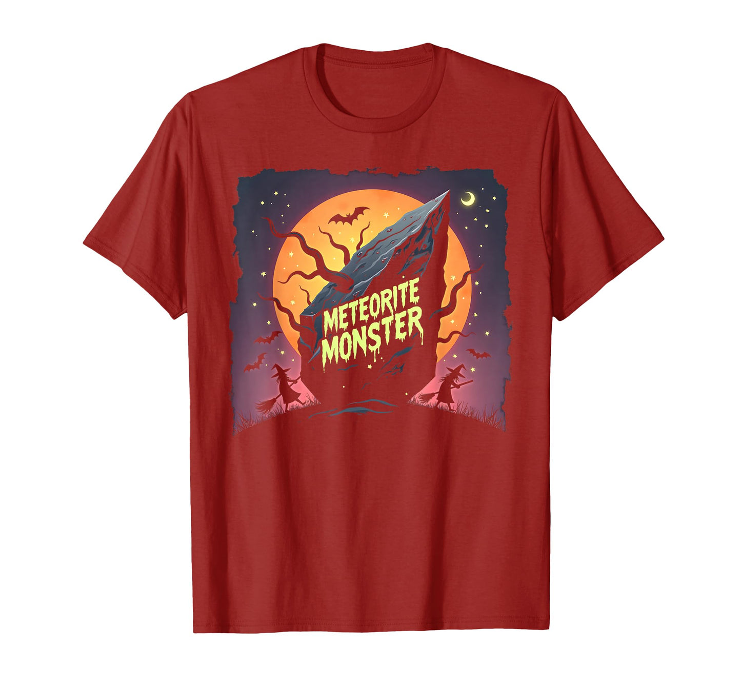 Halloween Meteorite Monster Spooky Atmosphere T-Shirt
