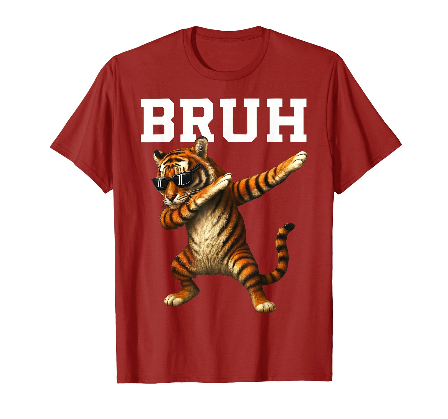 Vintage Bruh Game Day Funny Tigers Apparel for Men Women Kid T-Shirt