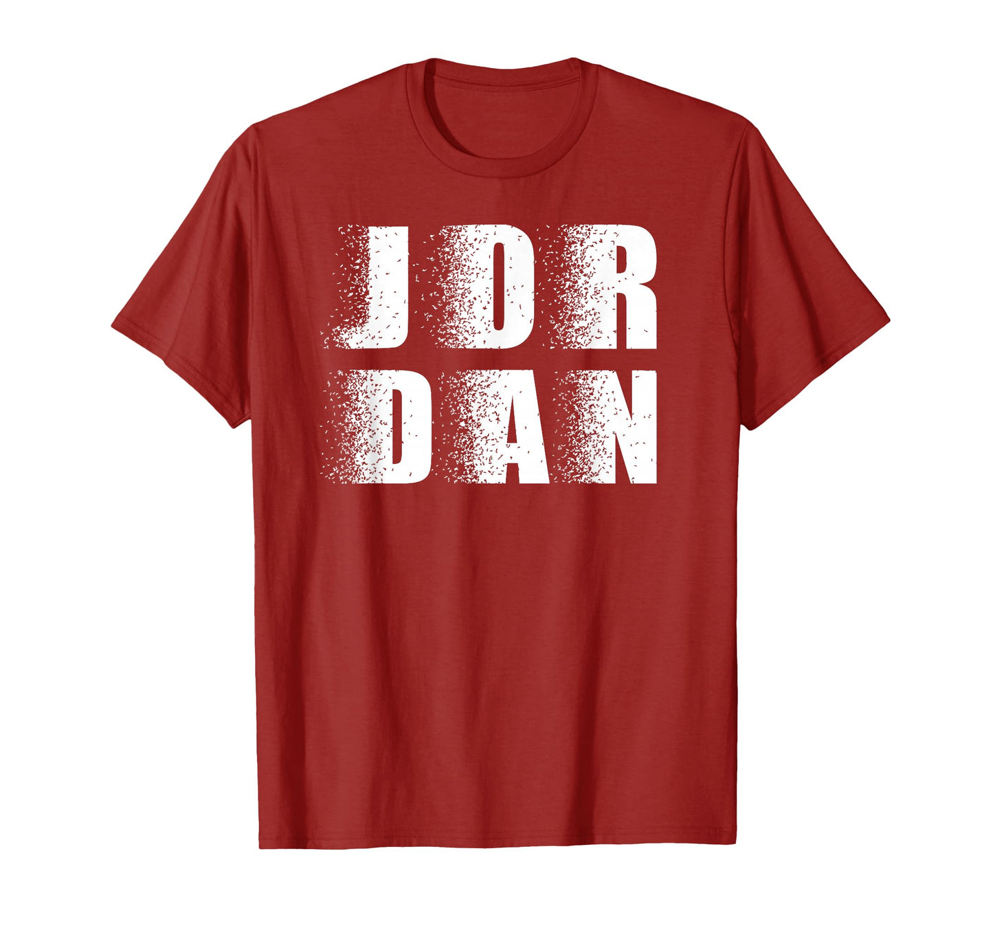 Name Jordan Distressed Design Boys Girls Named Jordan Retro T-Shirt
