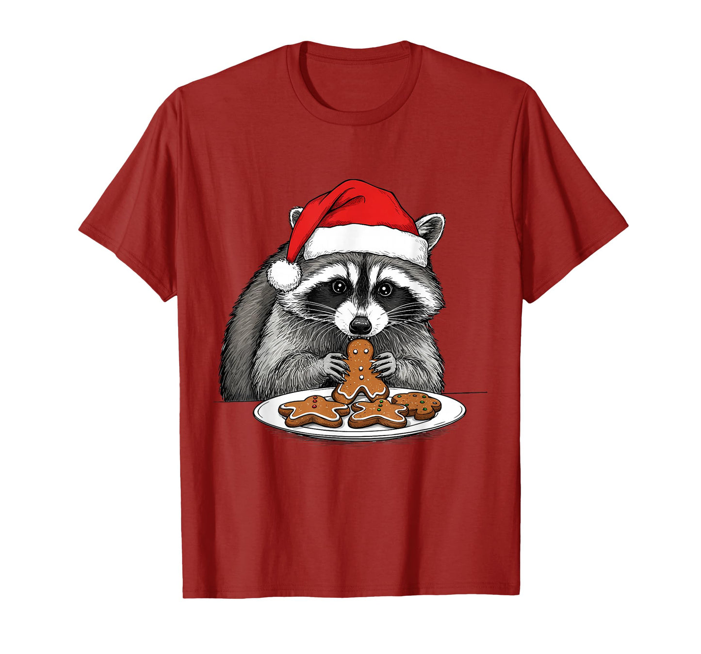 Christmas Raccoon Gingerbread T-Shirt