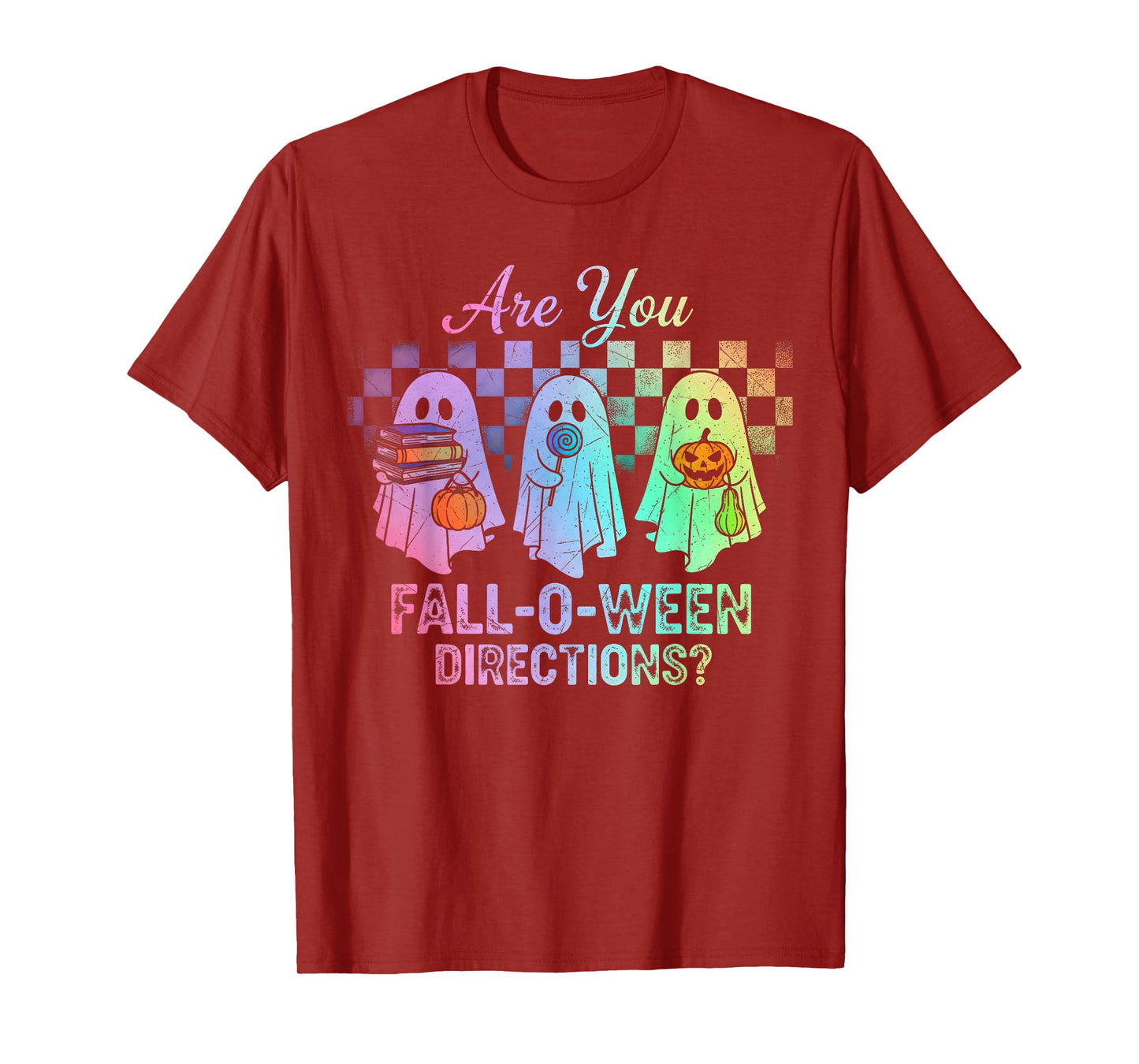 Vintage are You Fall O Ween Directions Teacher Halloween T-Shirt