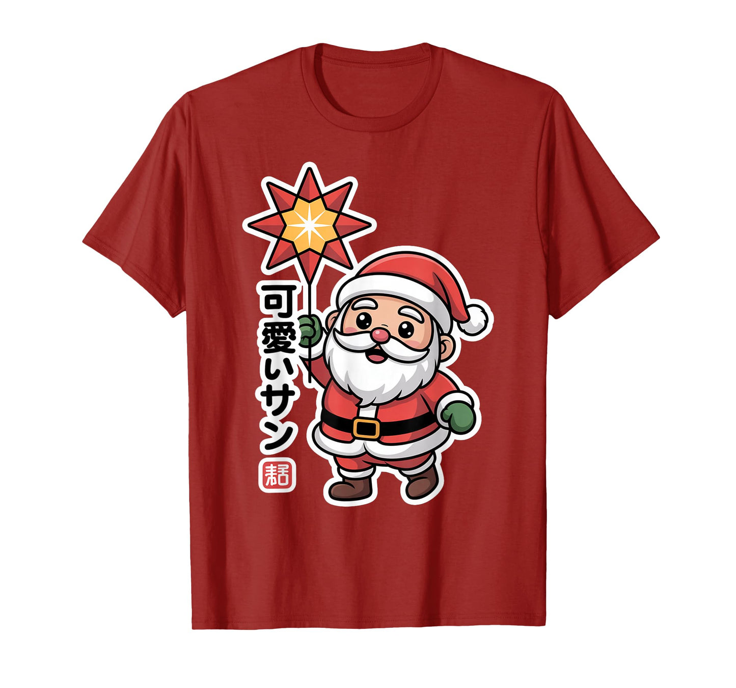 X-Mas Japanese Kawaii Santa T-Shirt