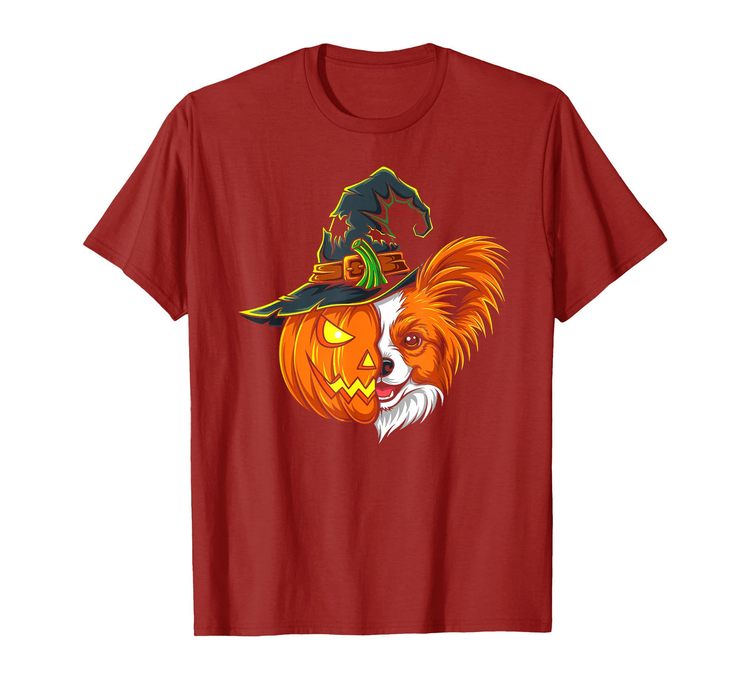 Papillon Pumpkin Jack O Lantern Halloween Kids Mens Womens T-Shirt