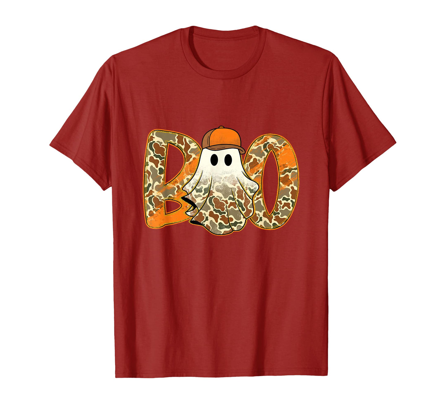 Boo Camo Ghost Halloween Hunter Ghost Hunting Lover Boys T-Shirt