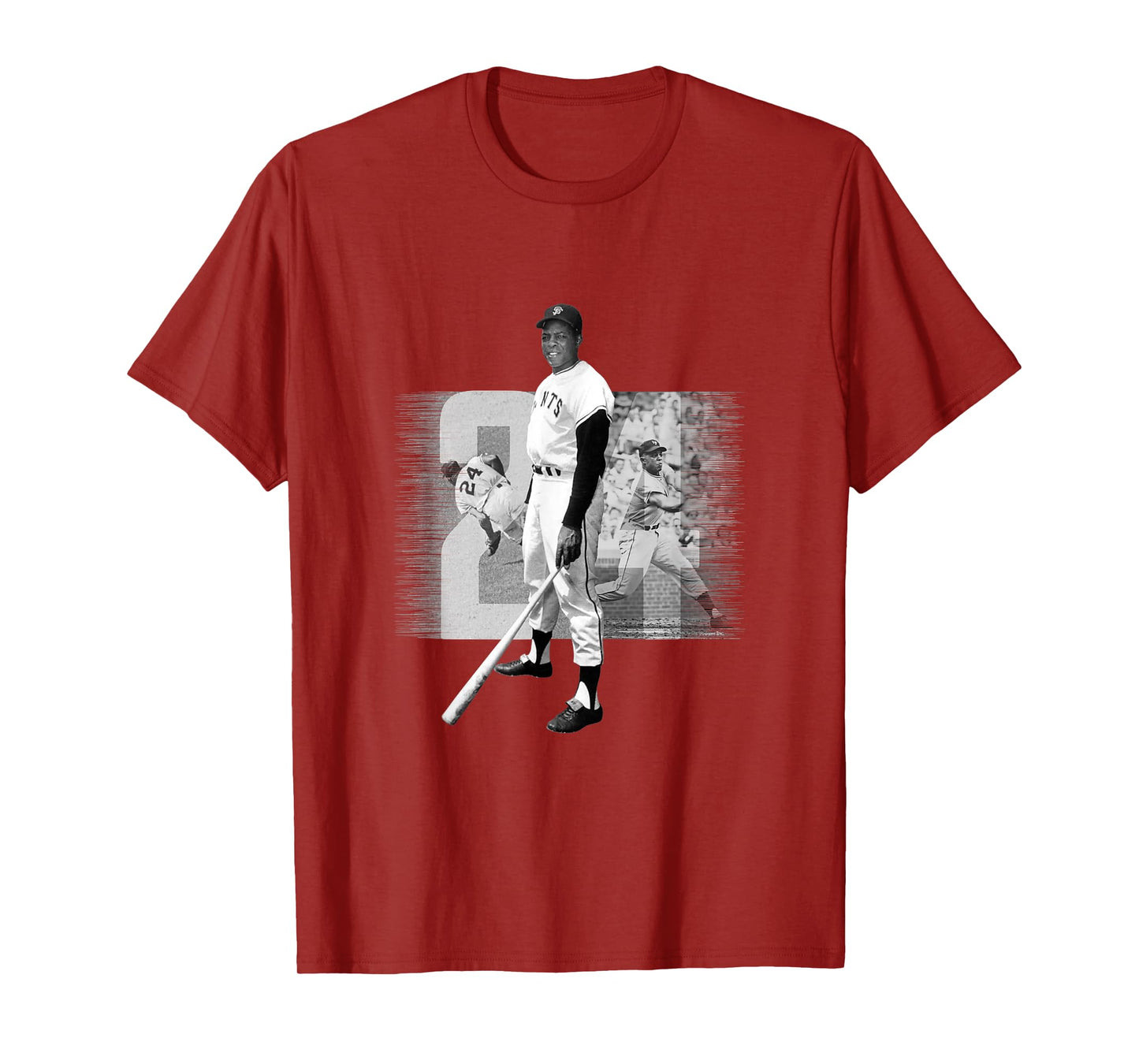 Willie Mays_Baseball_001 T-Shirt