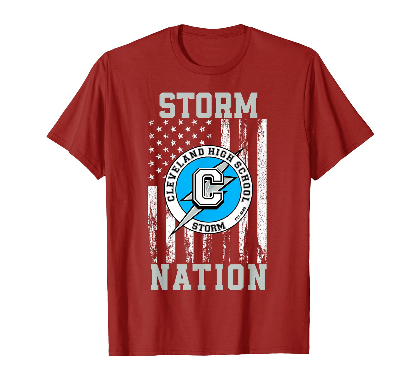 Cleveland Storm Logo Nation High School T-Shirt