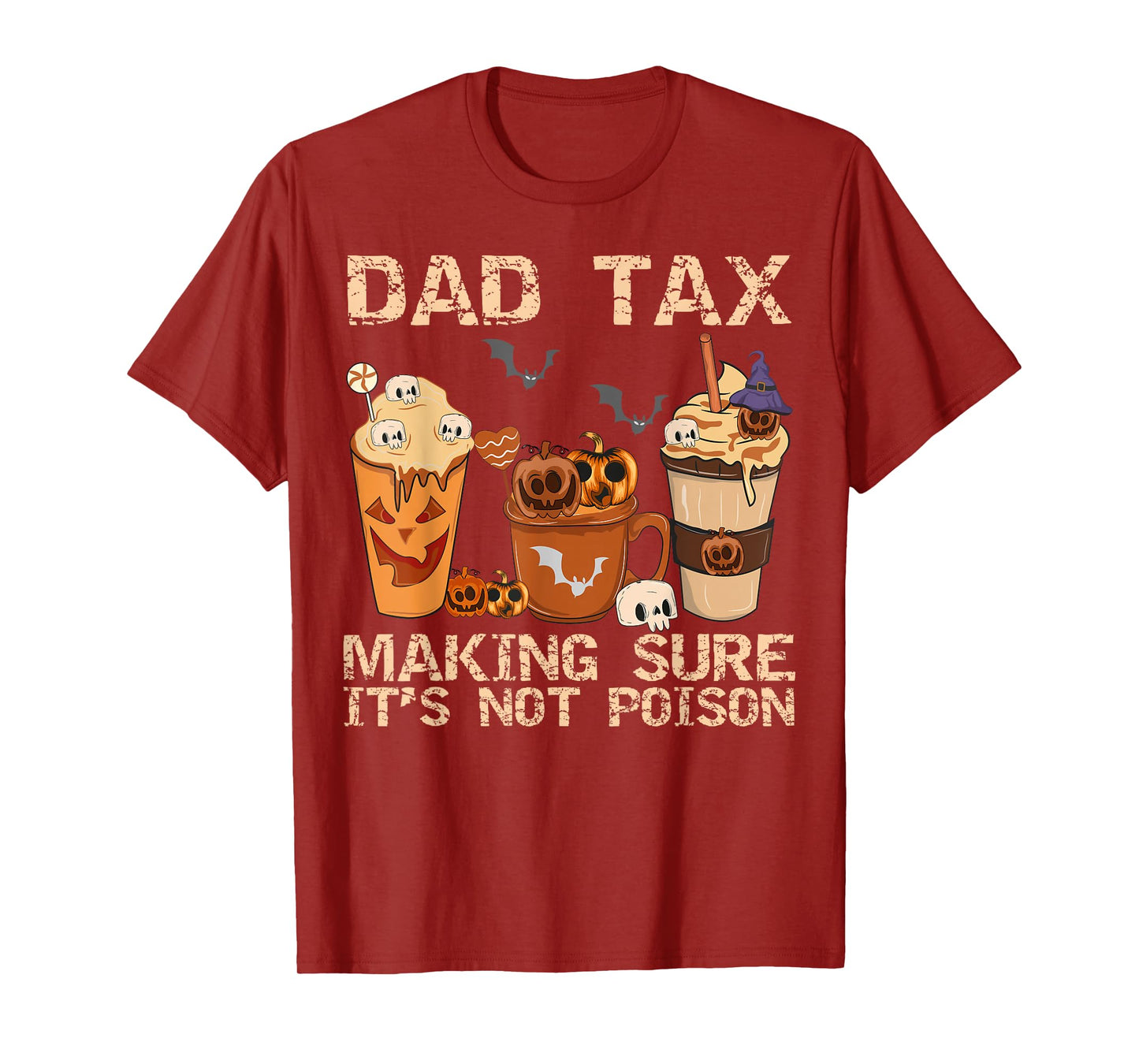 Funny Daddy Boo Halloween Family Matching Costume Ghost Dad T-Shirt