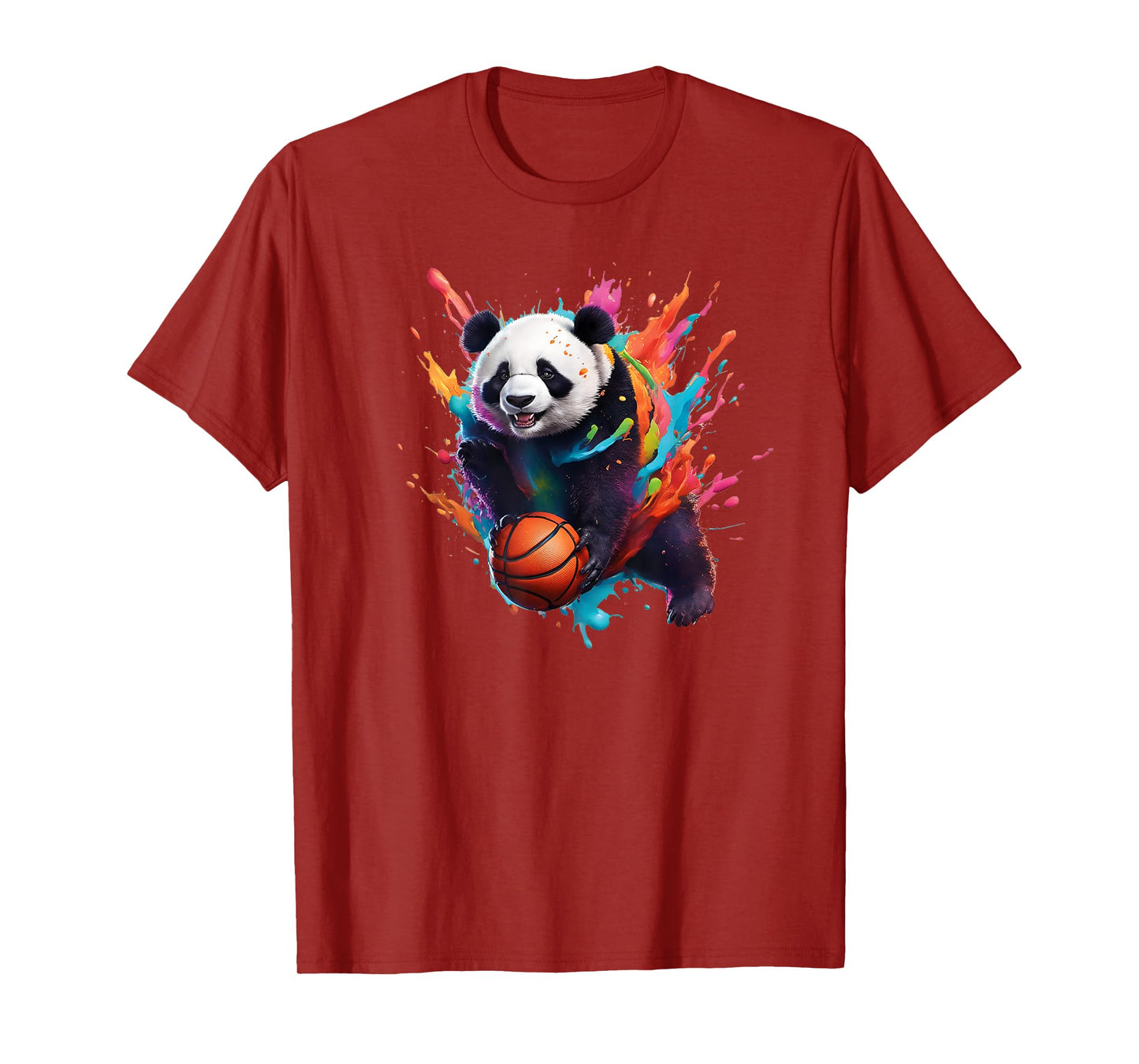 Basketball Panda Slam Dunk T-Shirt