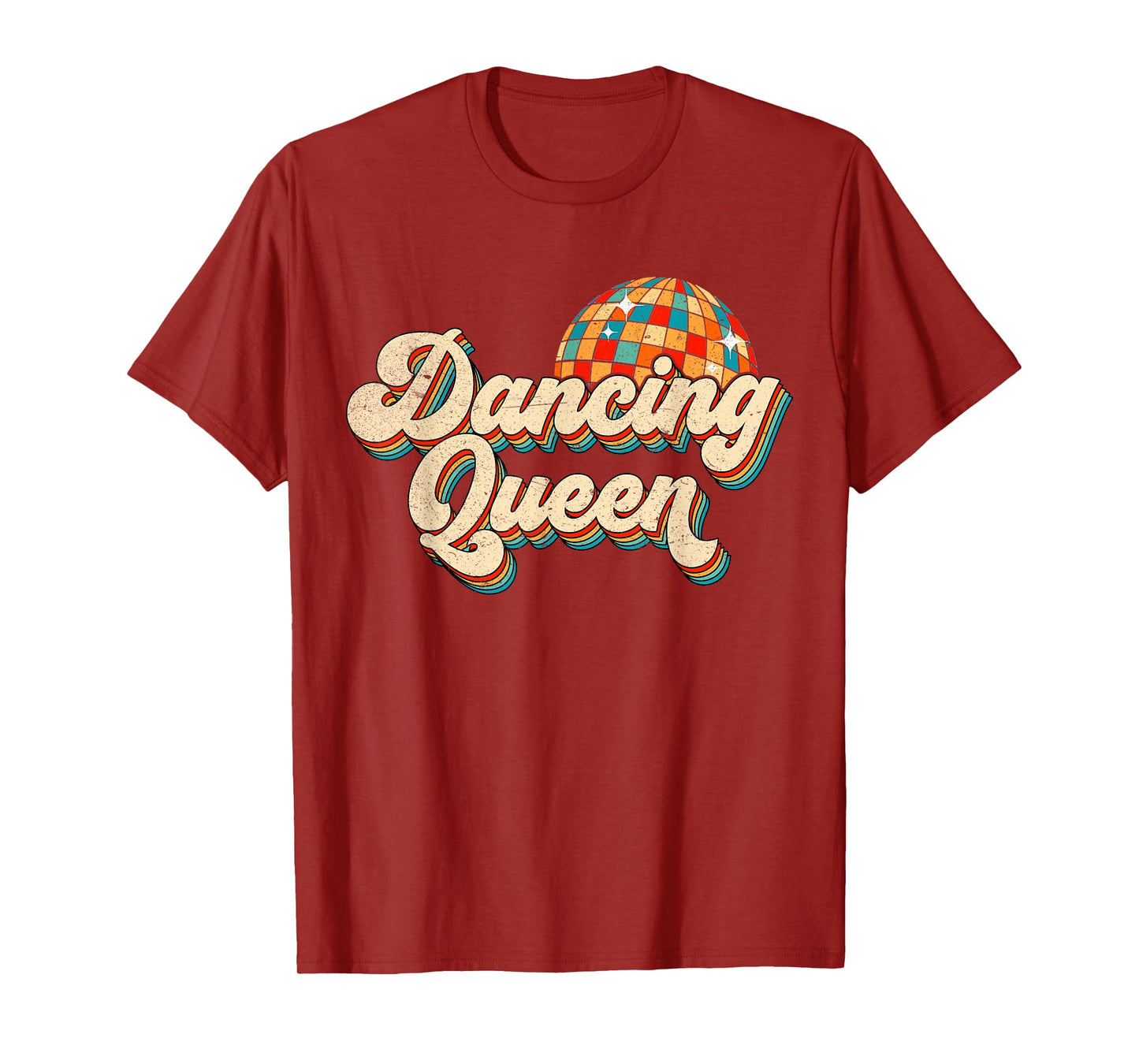 Retro Classic Vintage Dancing Queen 80s 70s Disco Women Girl T-Shirt