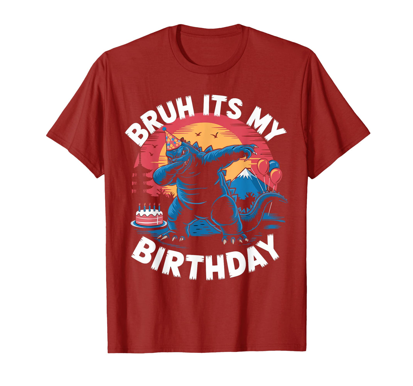 Kaiju Birthday Party Japan Monster Bday Dinosuar Decorations T-Shirt
