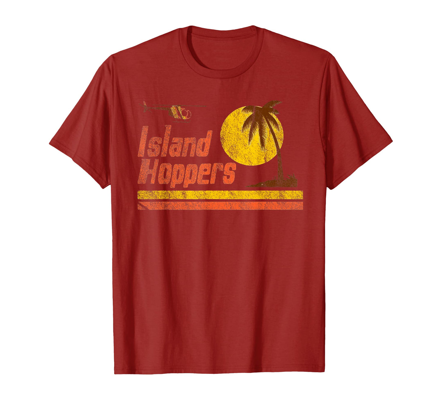 Magnum Island Retro Hoppers Sunset In PI T-Shirt
