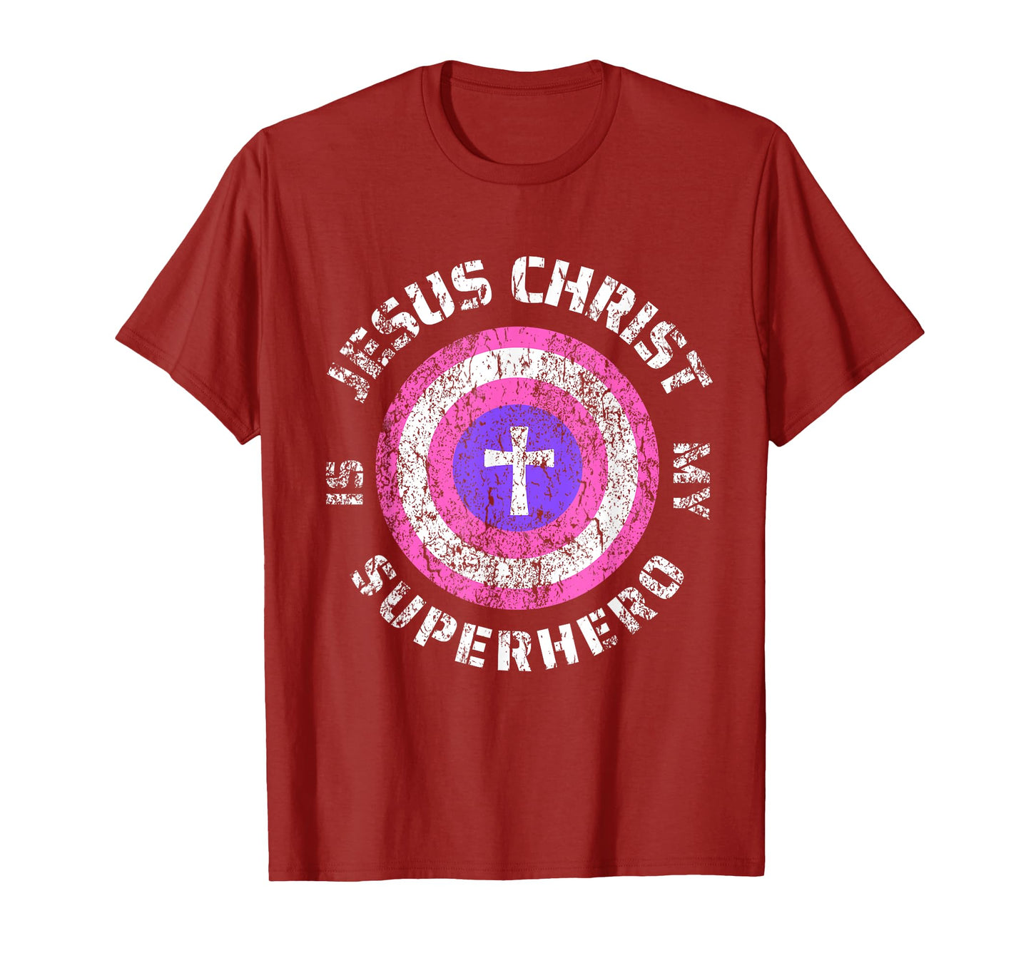 Jesus Christ Is My Superhero Jesus Kids Toddler Girls 5T 4T T-Shirt