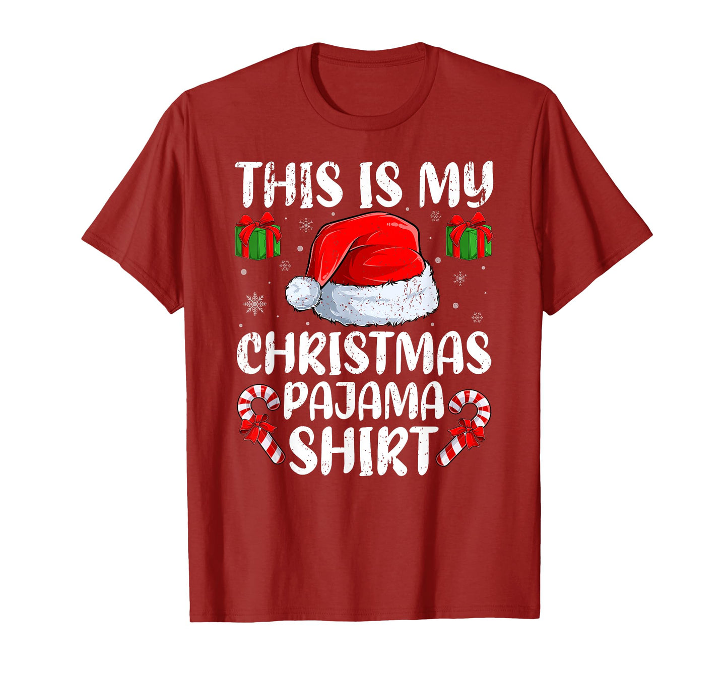 This is My Christmas Pajamas Santa Family Matching Xmas T-Shirt