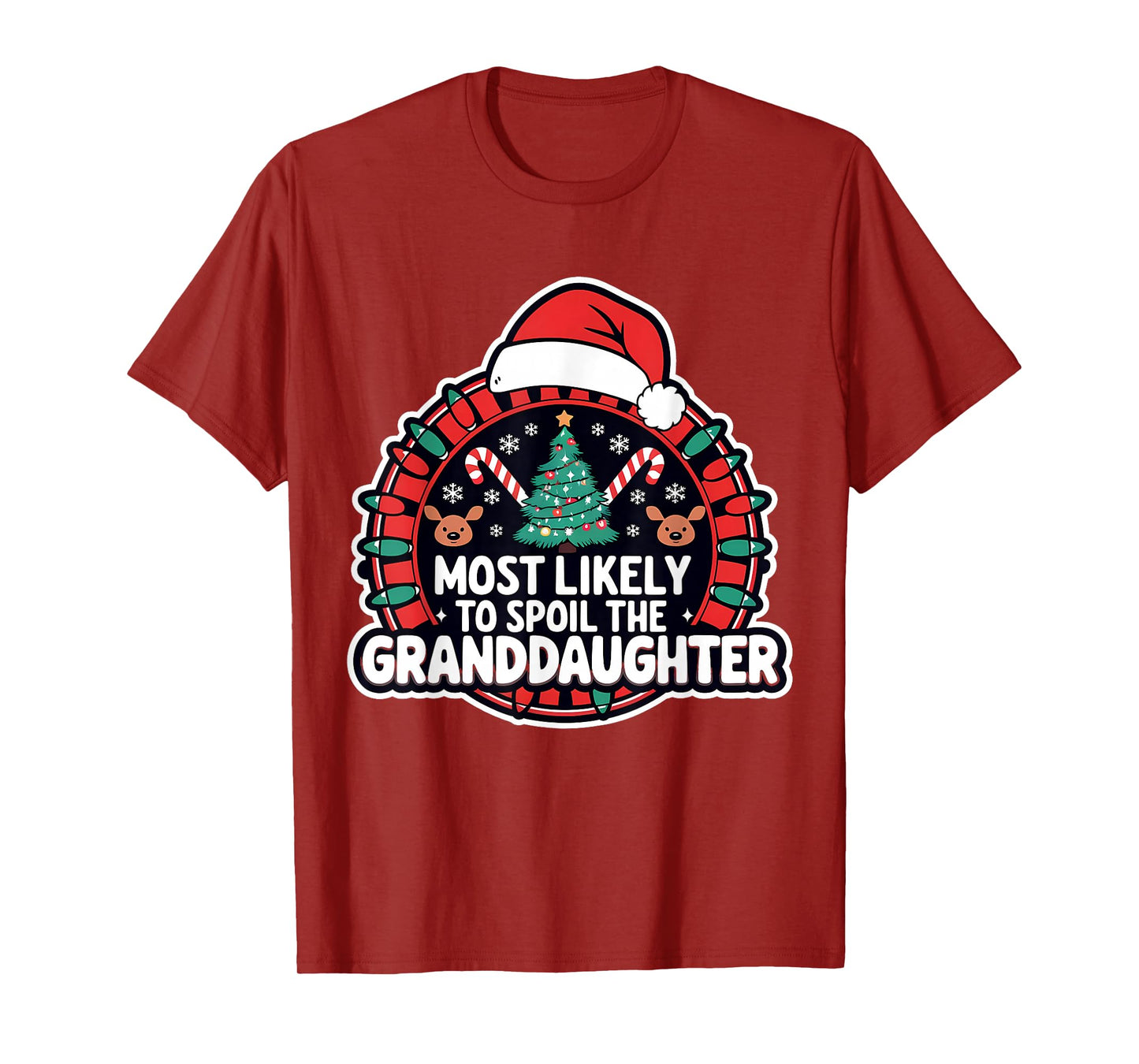 Most Likely to Spoil The Grandchildren Christmas Party T-Shirt