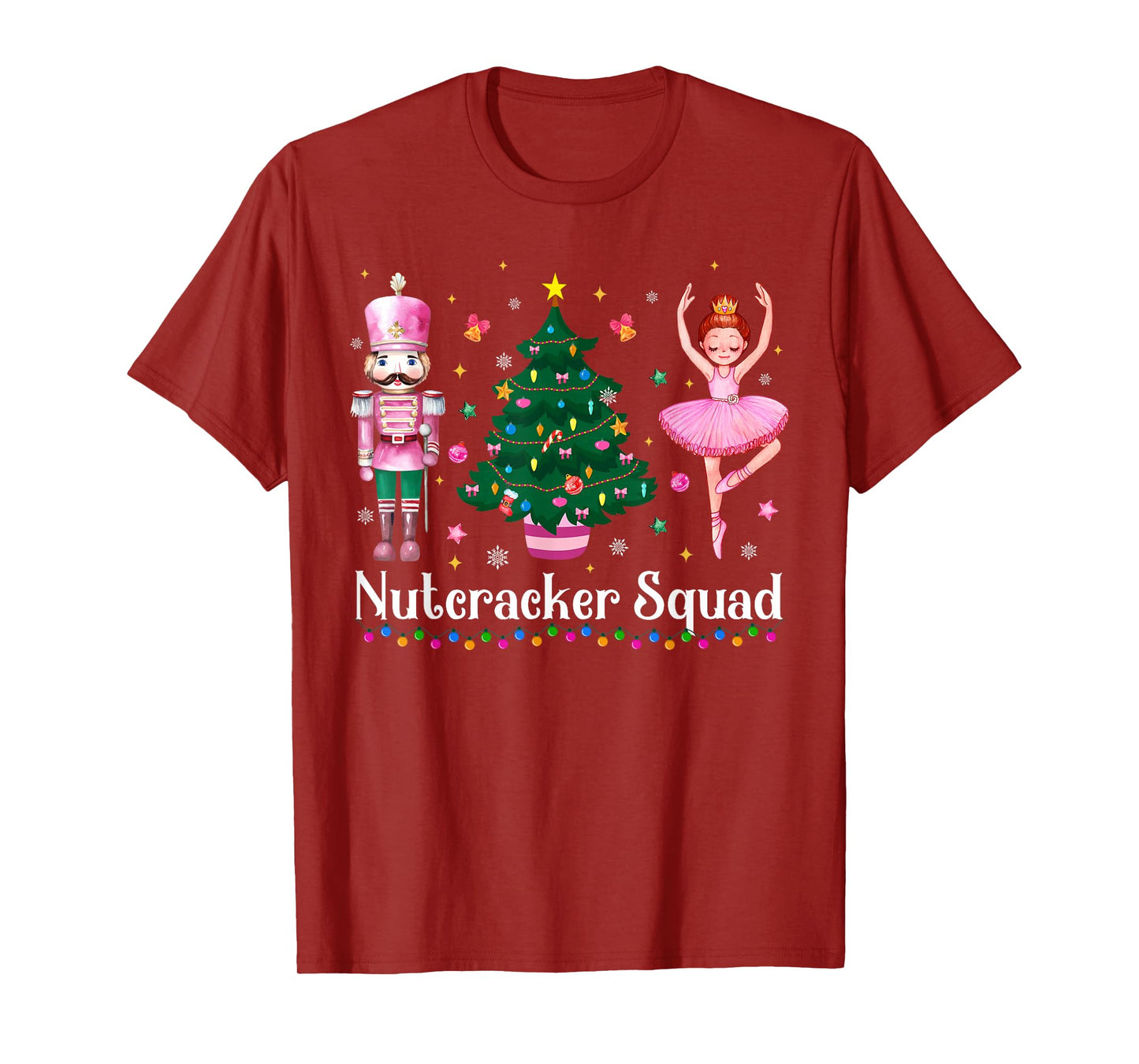 Christmas Nutcracker Squad Ballet Dance Women Kids Girls T-Shirt