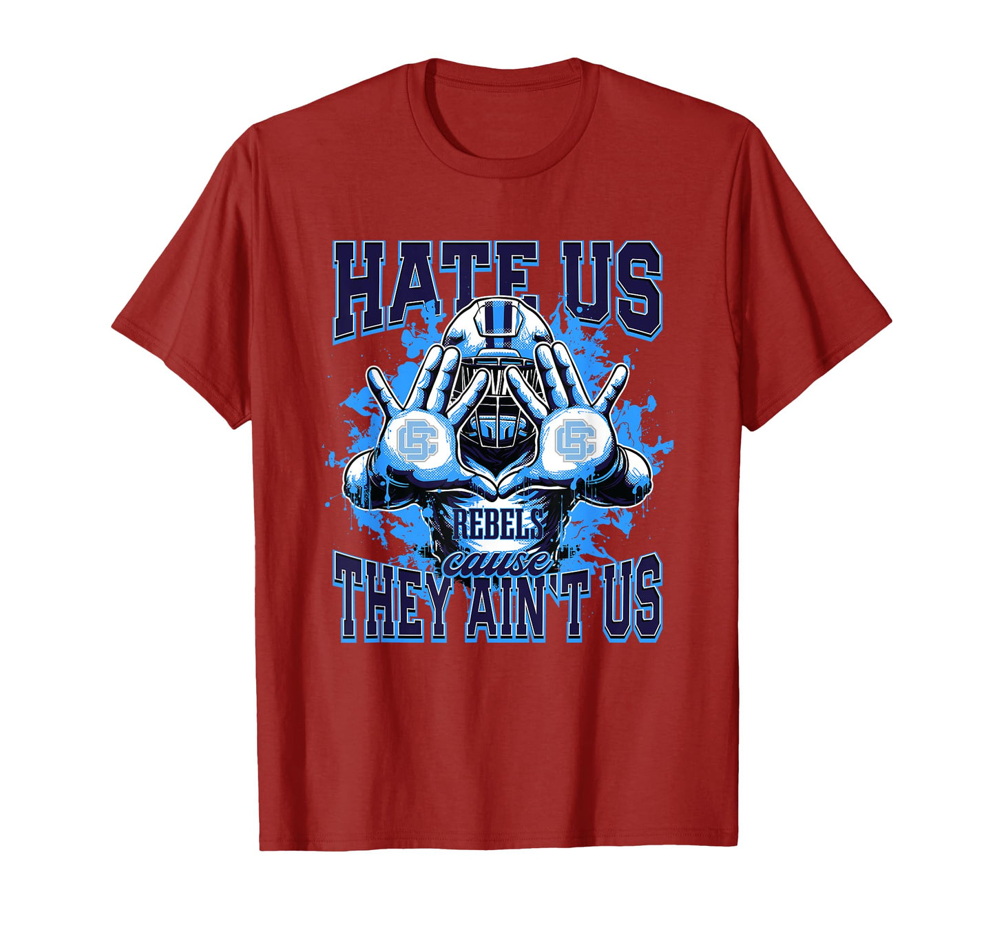 Boone County Rebels Logo Hate Us Cause They Ain't HS T-Shirt