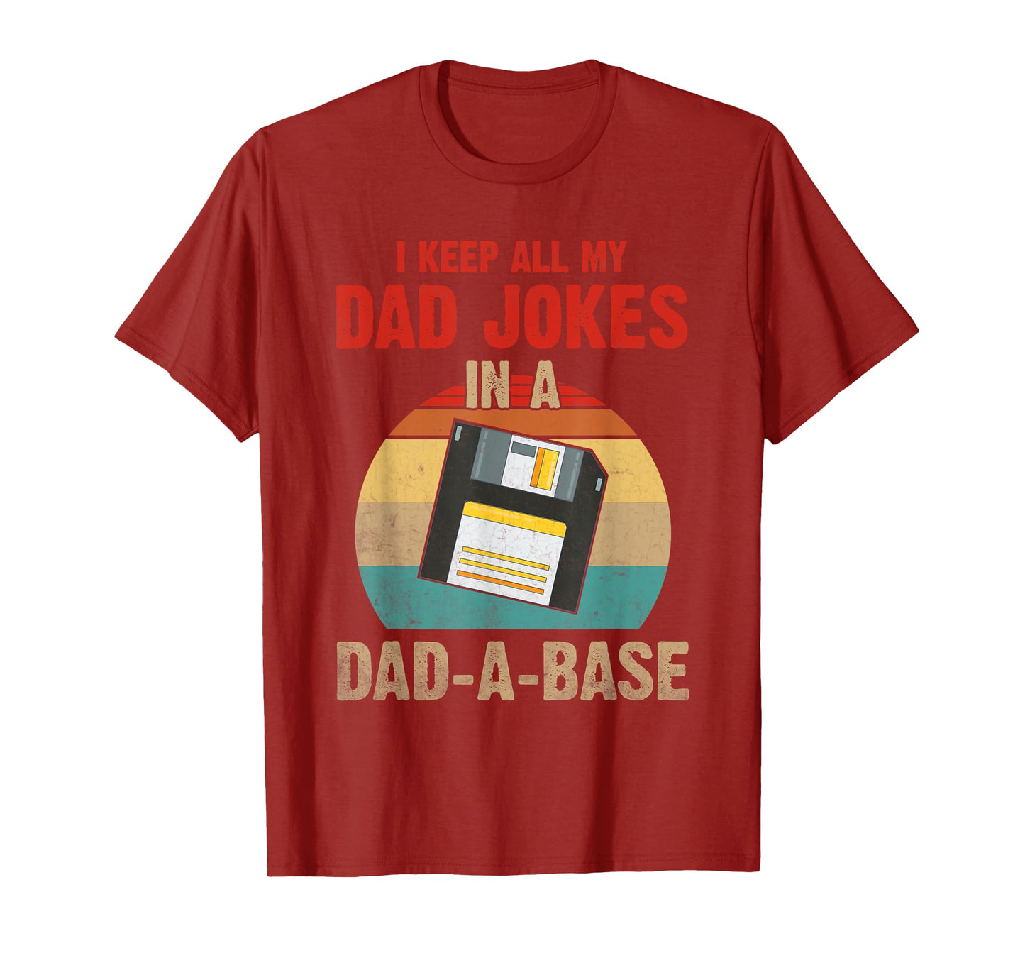 Funny Retro Dad Fathers Day Vintage Jokes Database for kids T-Shirt