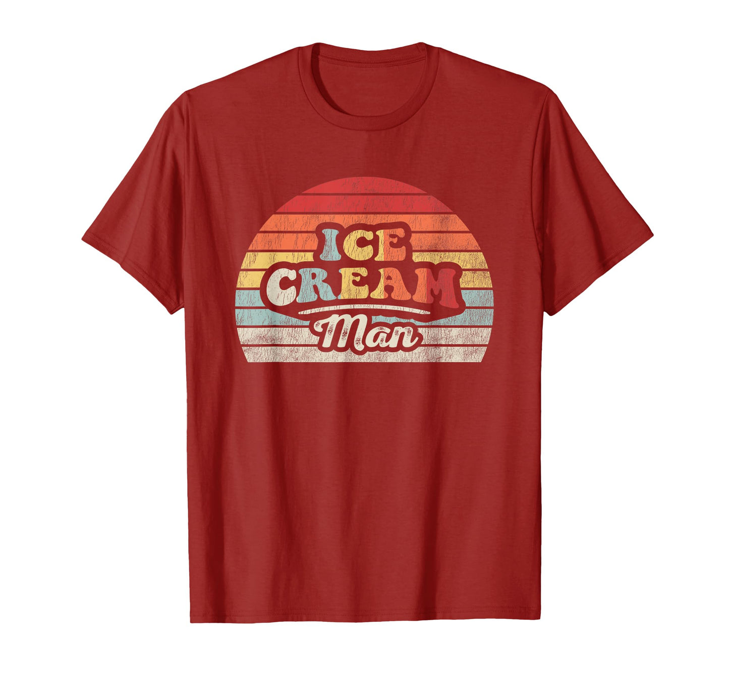 Vintage Ice Cream Man Delight T-Shirt