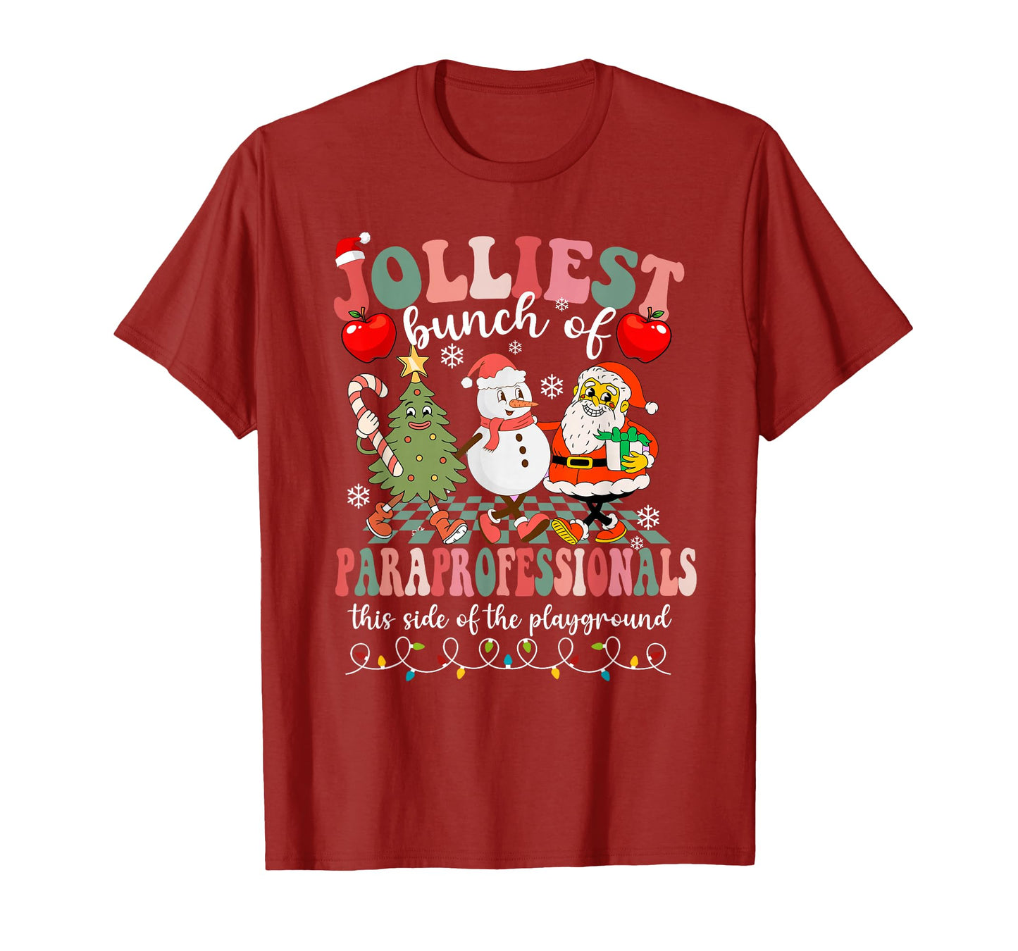 Jolliest Bunch of Paras This Side of The Playground Xmas T-Shirt