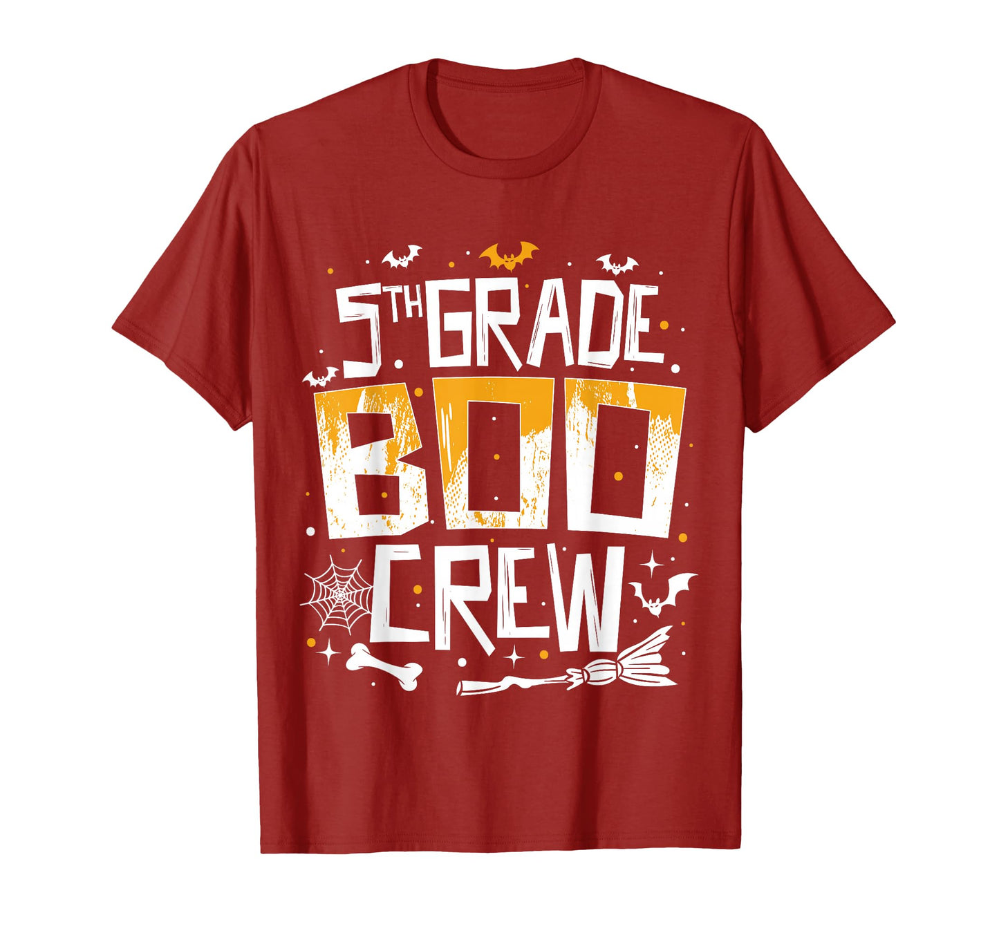 5th Grade Boo Crew Teacher Student Funny Halloween Costume T-Shirt