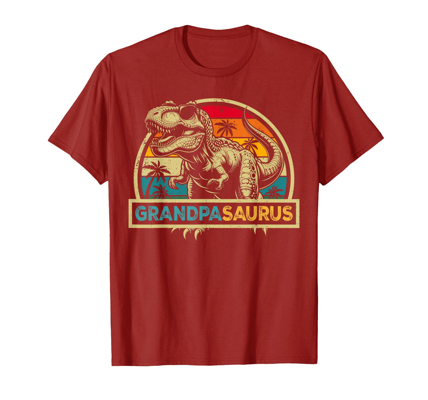 Grandpasaurus T Rex Dinosaur Grandpa Saurus Family Matching T-Shirt