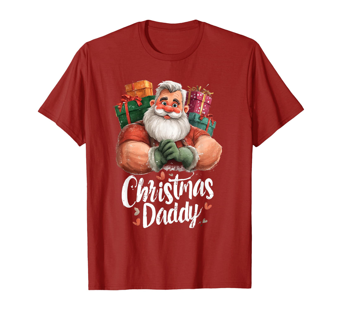 Christmas Daddy Thicc Buff Santa T-Shirt