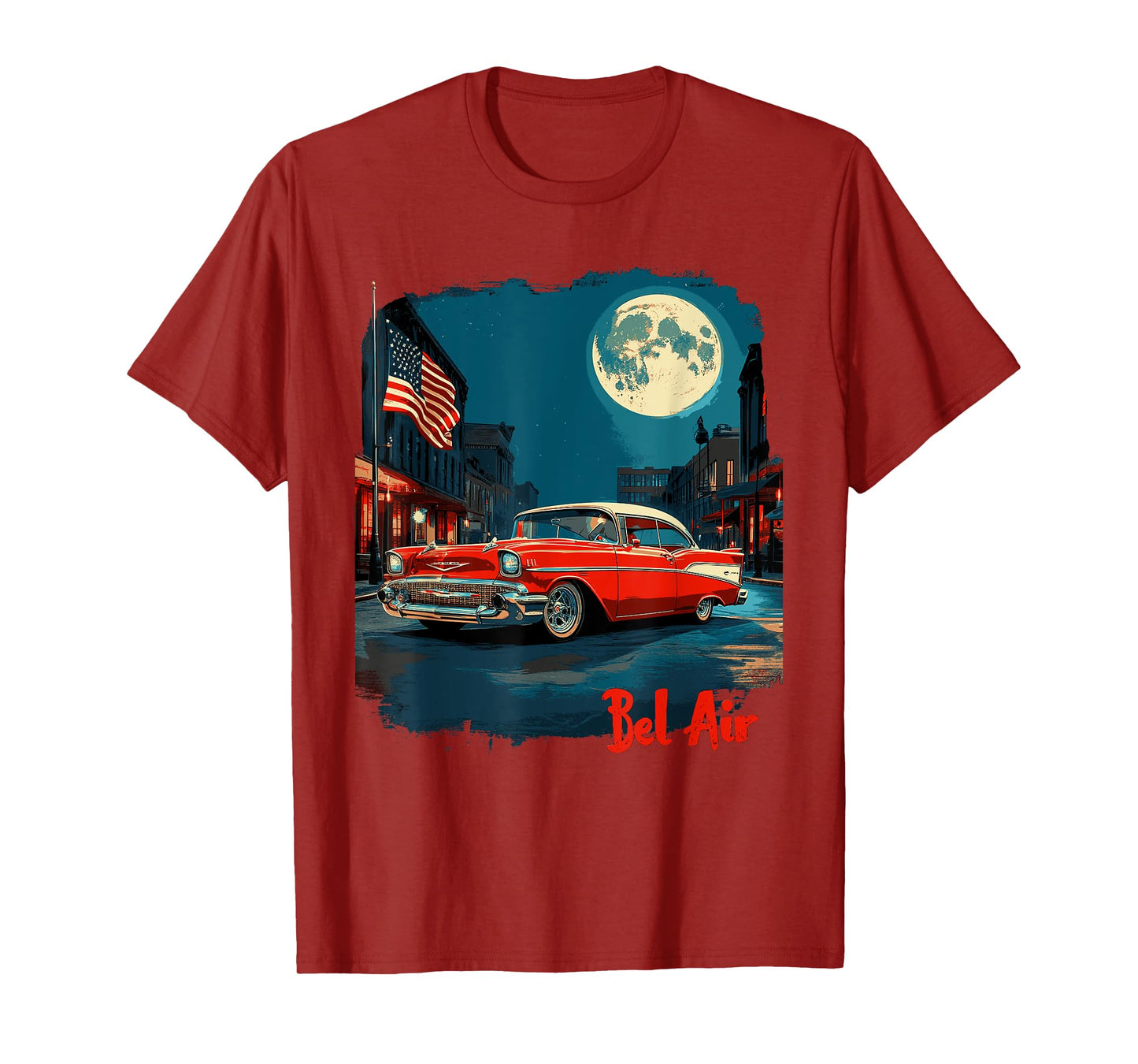 Vintage 1957 Bel Air Classic car Old School Hot Rod Bel Air T-Shirt