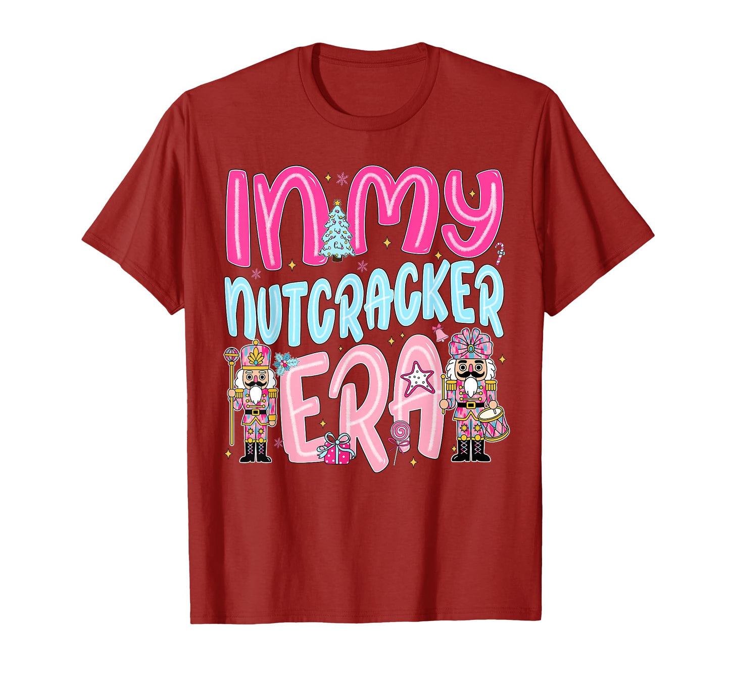 Pink Nutcracker Squad in My Nutcracker Era Pink Christmas T-Shirt
