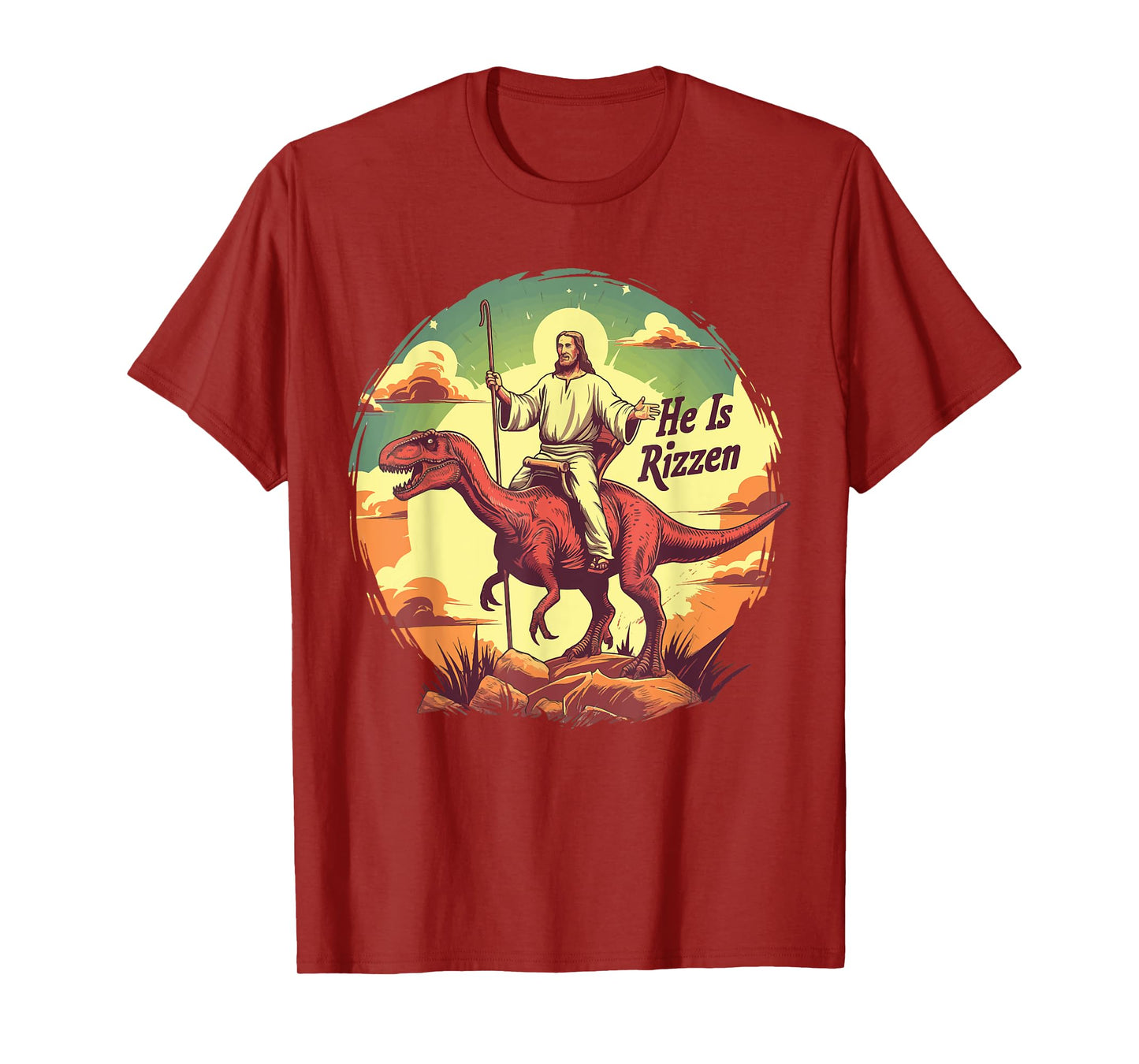He Is Rizzen Jesus He Has Rizzen Jesus T-Shirt