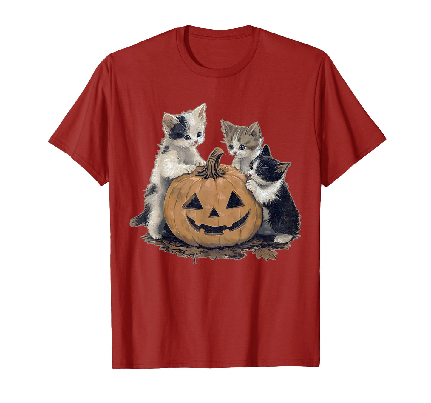 Vintage 90s Cat Halloween Retro Halloween vintage Spooky T-Shirt