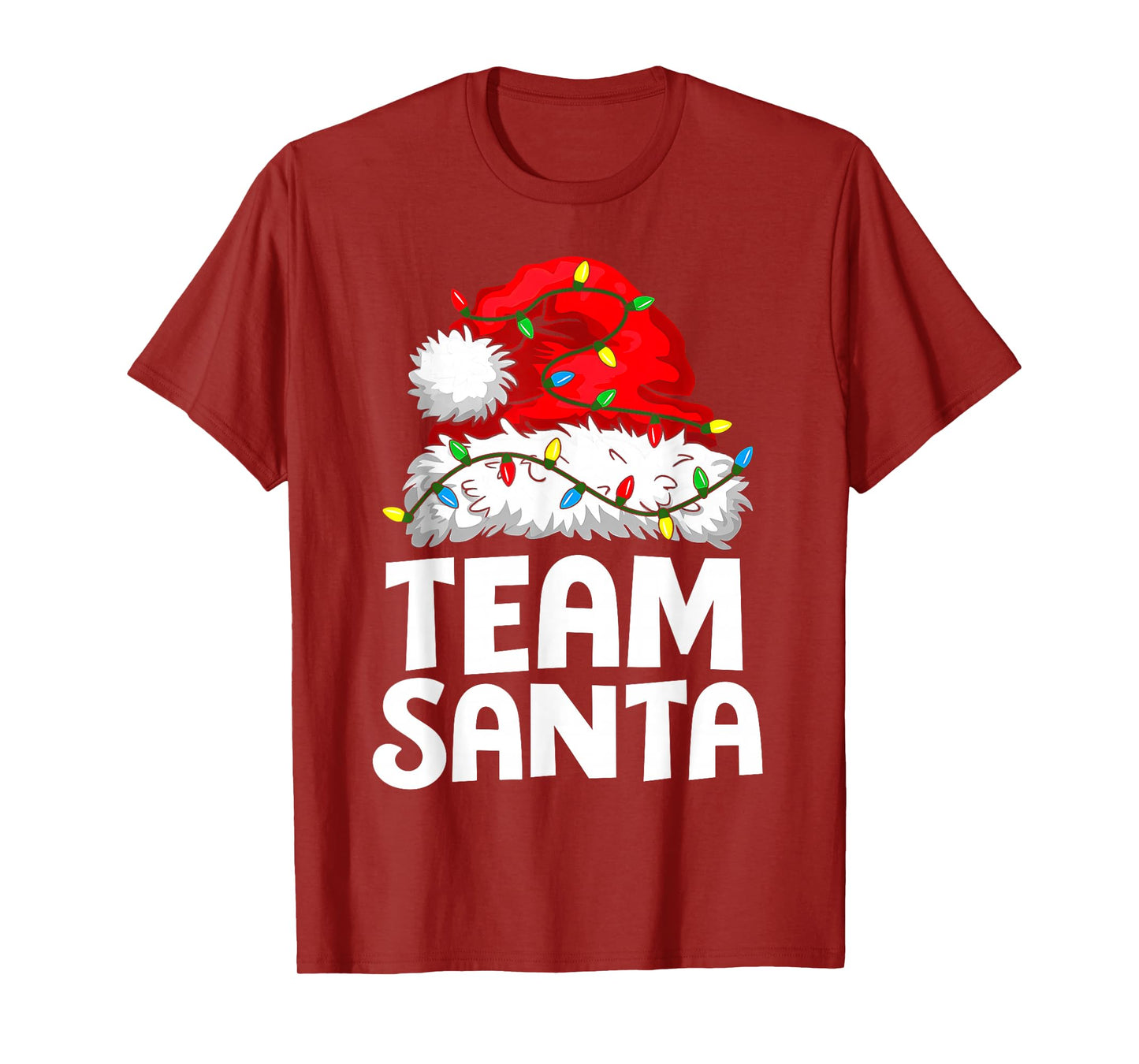Team Santa Claus Christmas Family Matching Xmas Pajamas T-Shirt