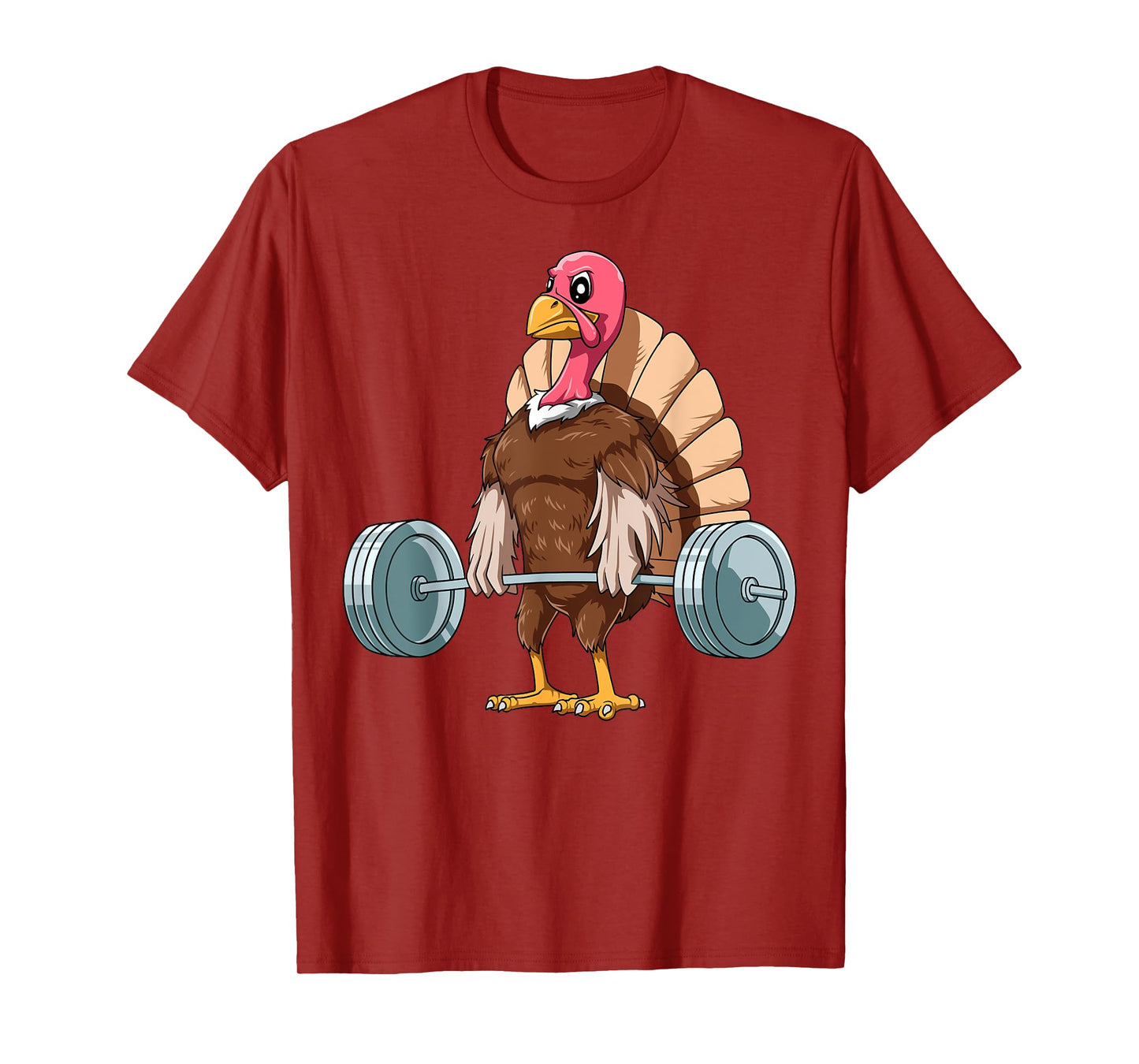 Deadlifting Zoo Thanksgiving Weightlifting Turkey Deadlifting T-Shirt - Black, Small, Unisex, Short Sleeve, Classic Fit, Cotton Blend, Turkey Theme, Gym, Thanksgiving