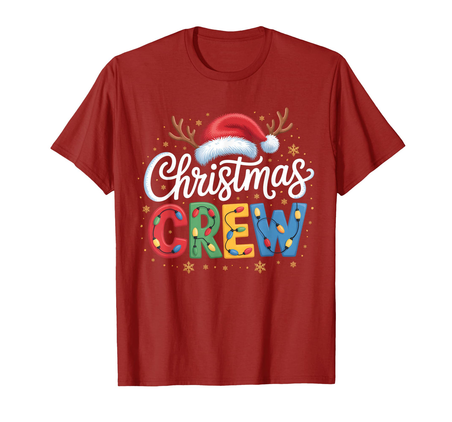 Christmas Crew Matching Family Xmas Party Men Women Kids T-Shirt