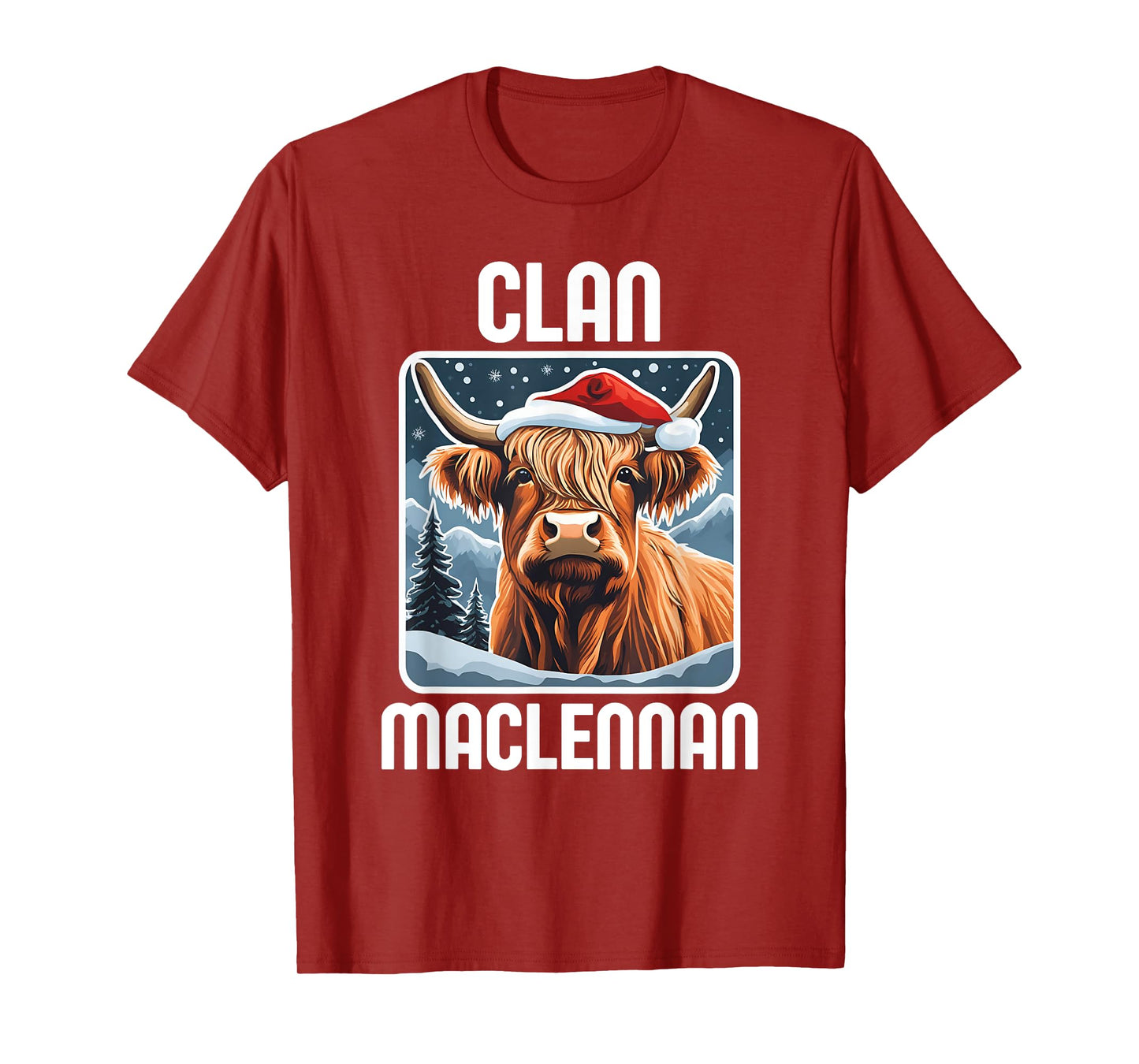 MacLennan Clan Christmas Holidays Scottish Family Name Party T-Shirt